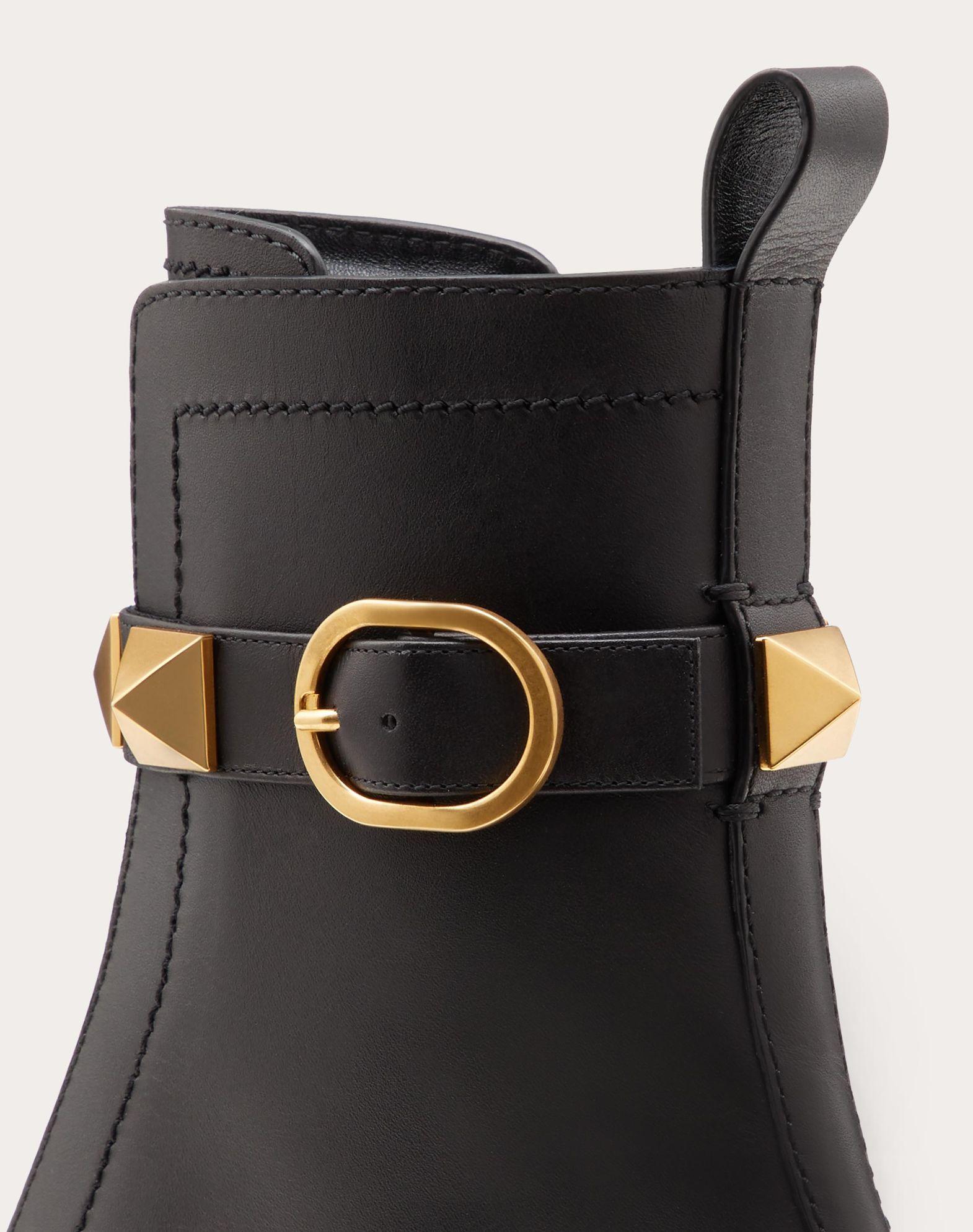 Roman Stud Calfskin Combat Boot 40Mm Product Image