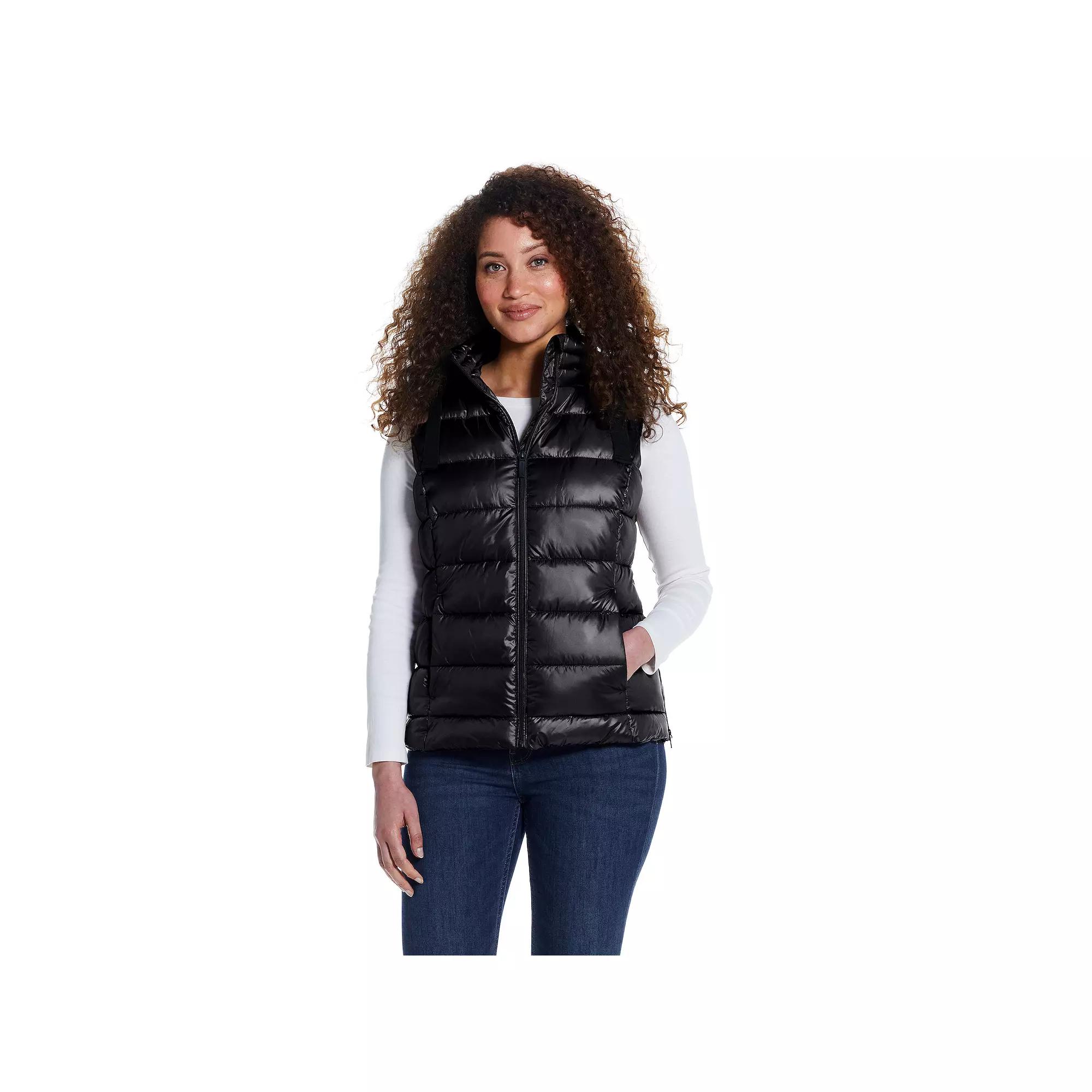 Women's Weathercast Hooded Puffer Vest,  Product Image