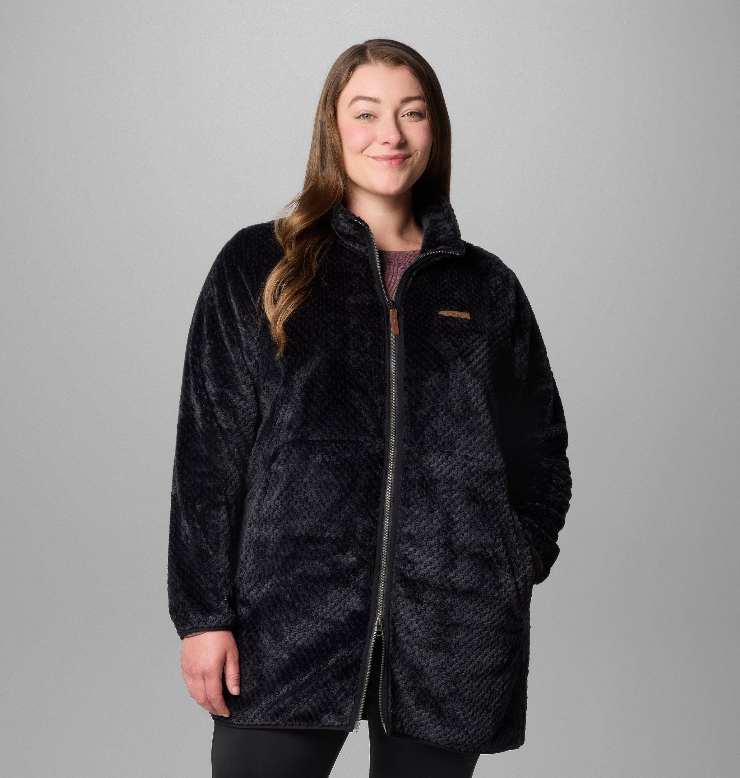 Columbia Womens Fire Side Long Full Zip Fleece Jacket - Plus Size- Product Image