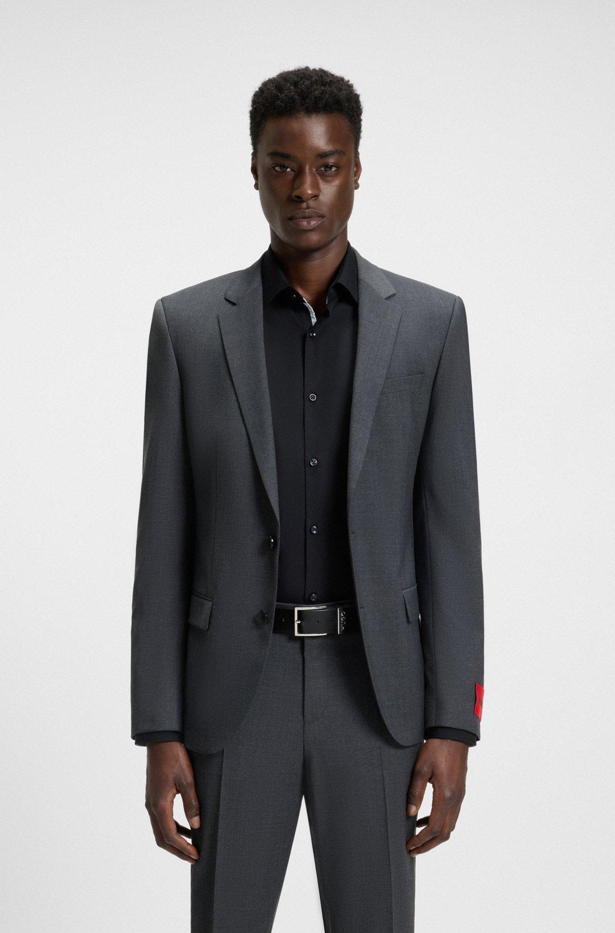 Italian-leather belt with logo-trimmed keeper Product Image