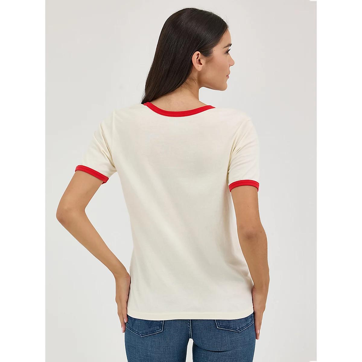 Women's Wrangler Graphic Ringer Tee | Women's TOPS | Wrangler® Product Image