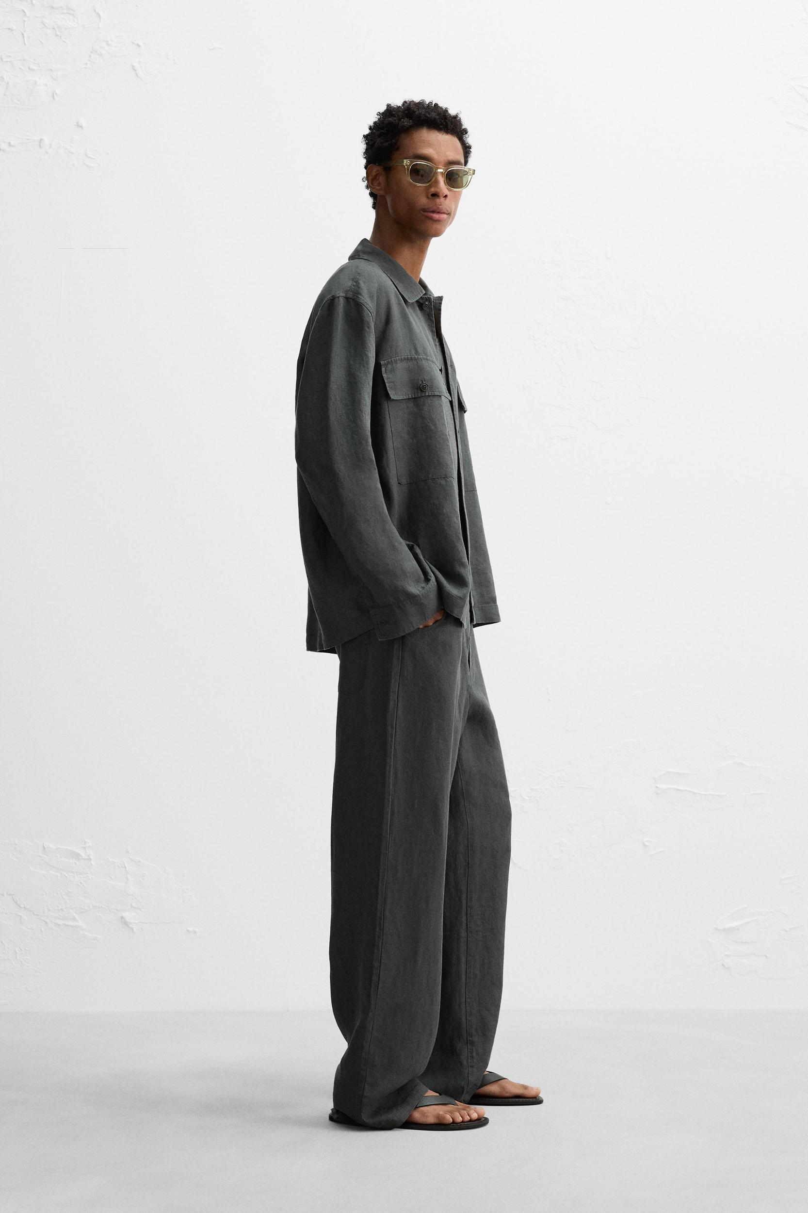 RELAXED FIT 100% HEMP OVERSHIRT Product Image