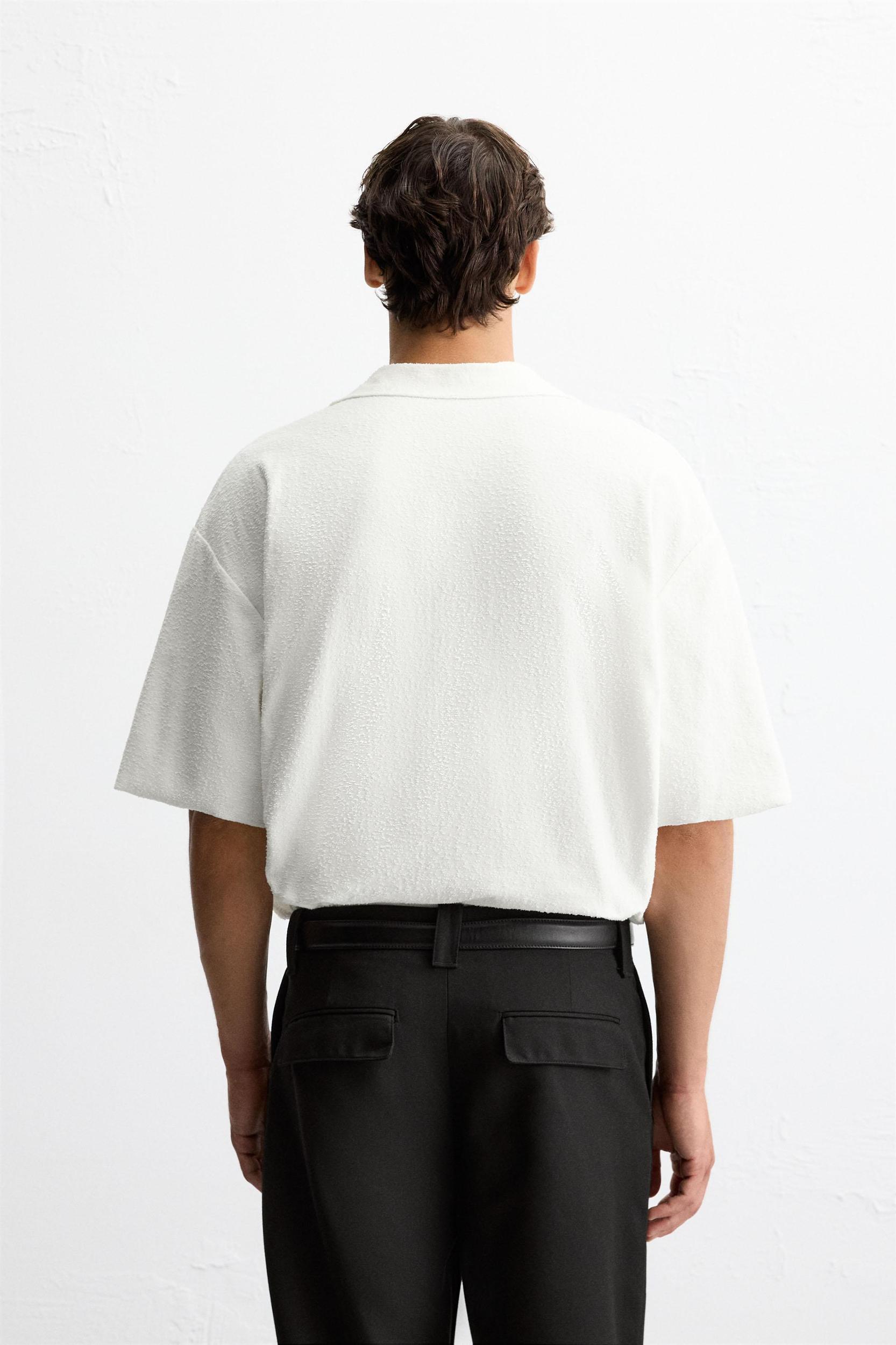 RELAXED FIT TEXTURED SHIRT Product Image