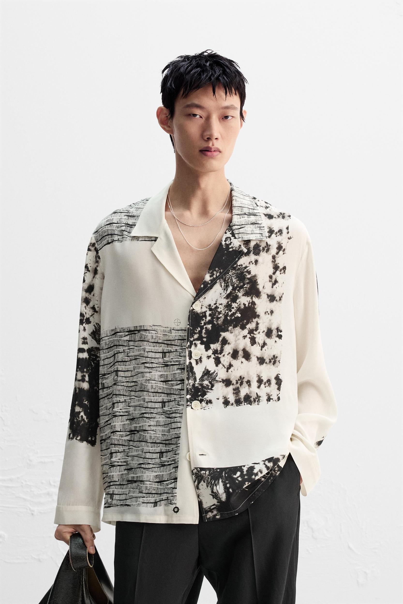 LIMITED EDITION ABSTRACT PRINT SHIRT Product Image