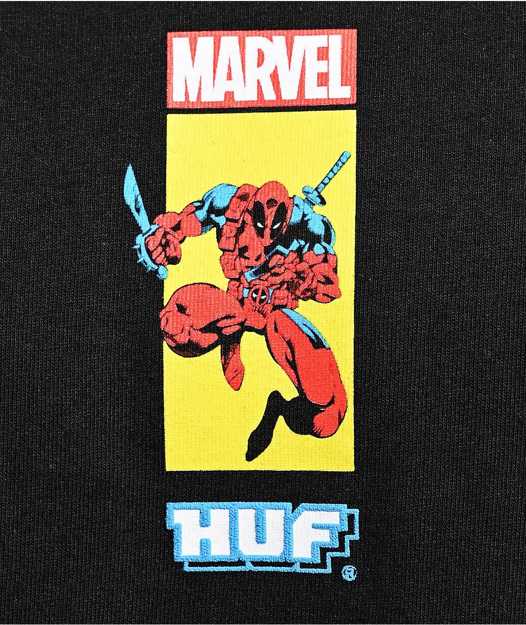 HUF x Deadpool Loudmouth Black T-Shirt  Product Image