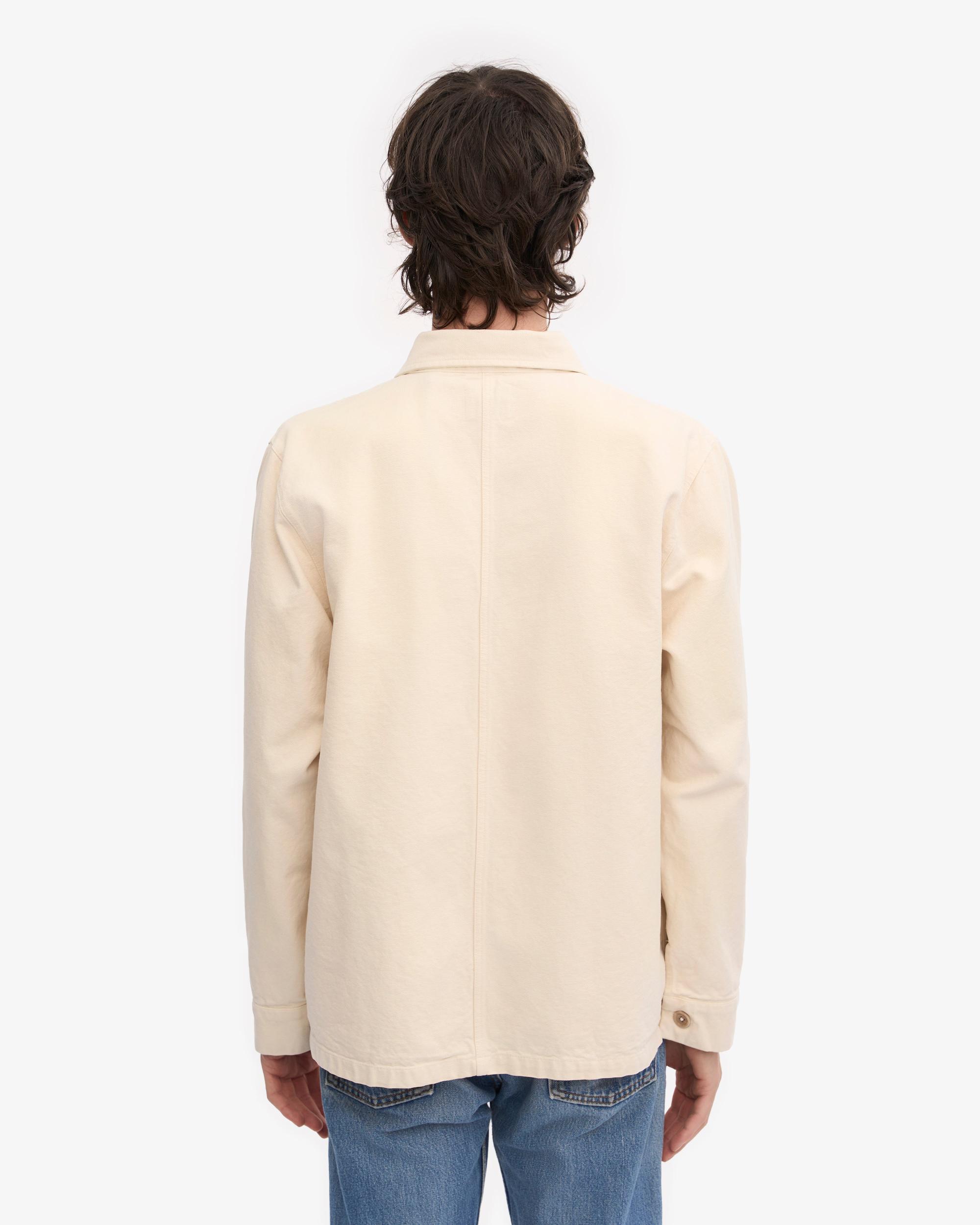 Organic Workwear Jacket - Ivory White Product Image