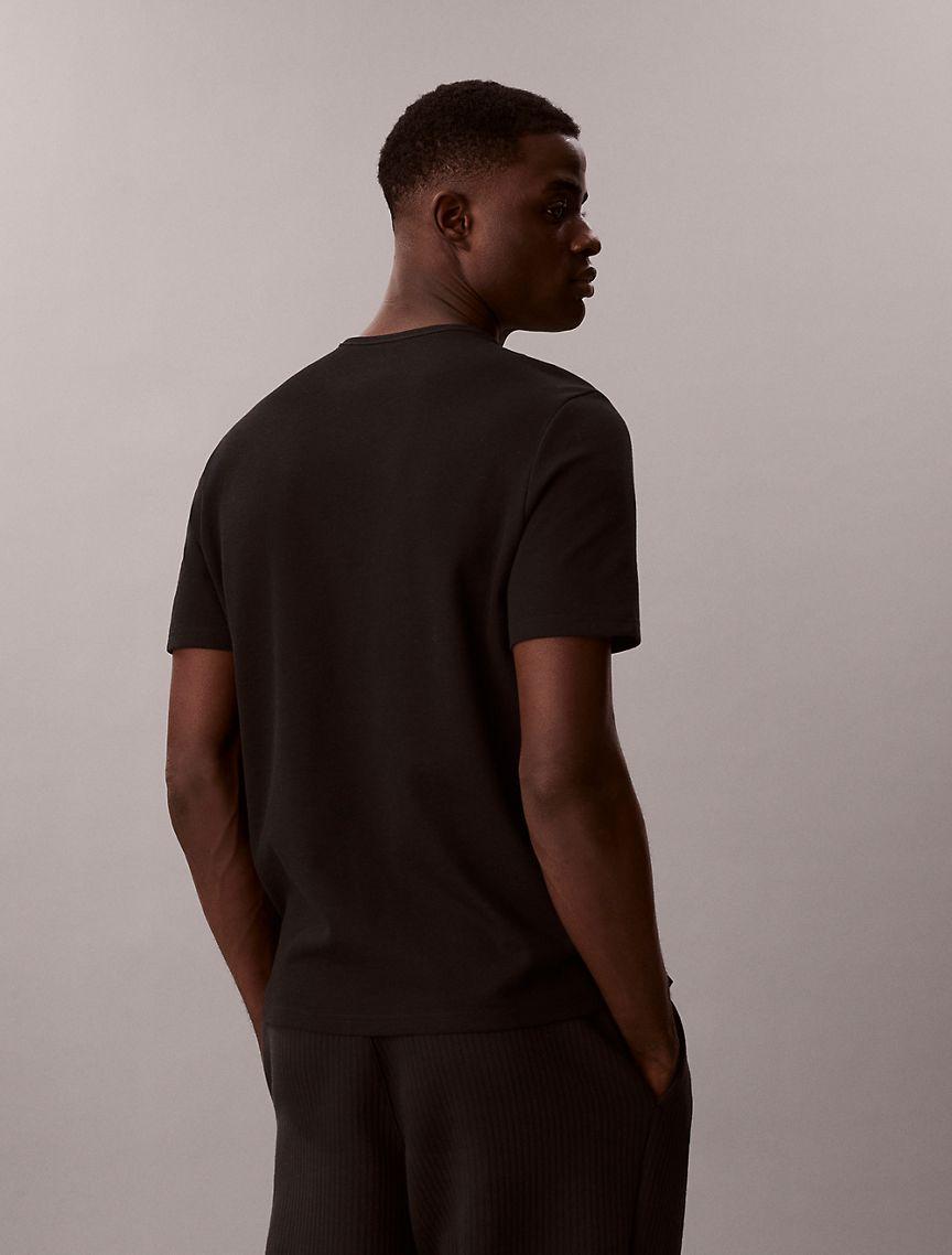 Pique Crewneck Sleep T-Shirt Product Image