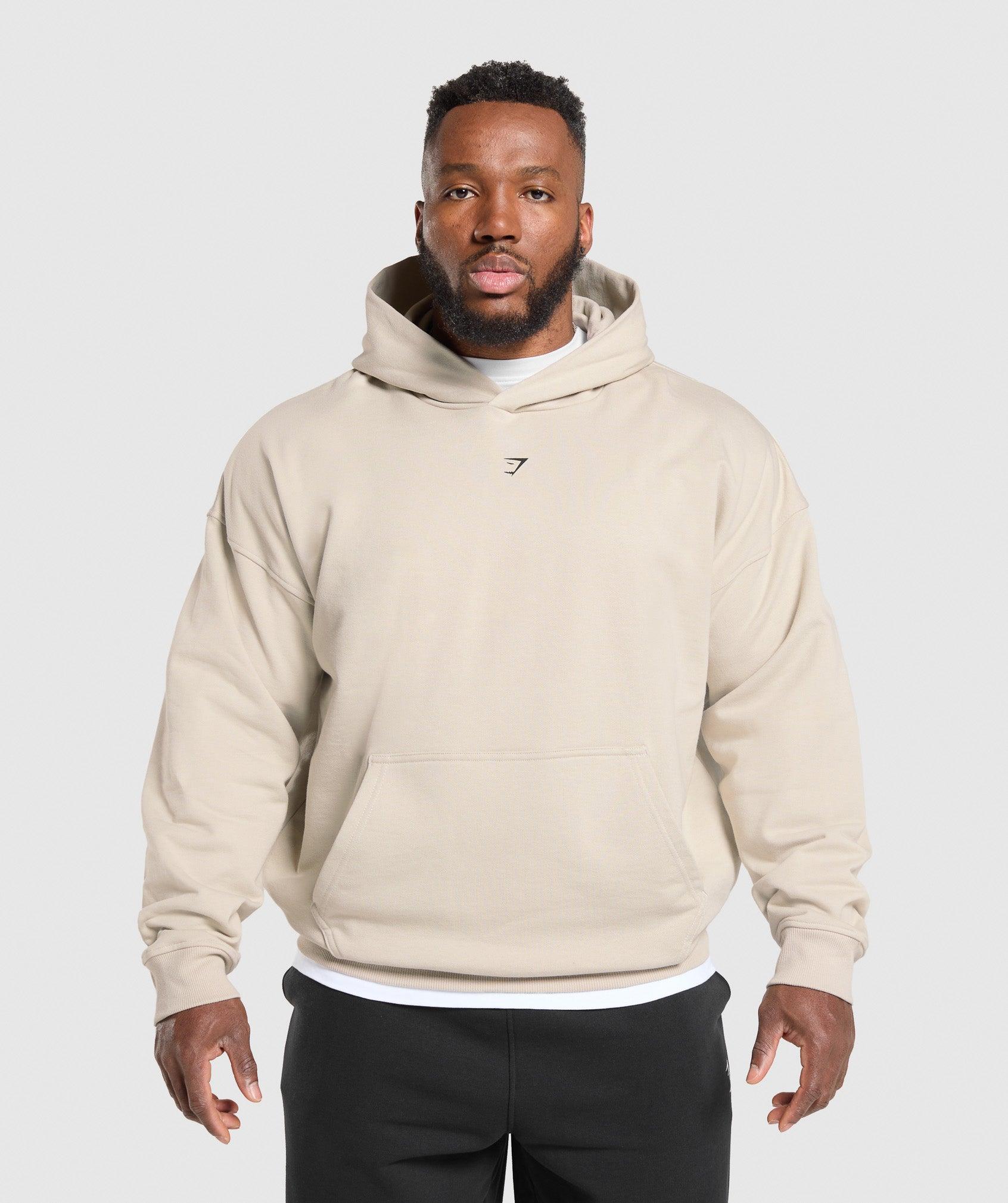 Gymshark Break Your Barriers Hoodie - Pebble Grey Male Product Image