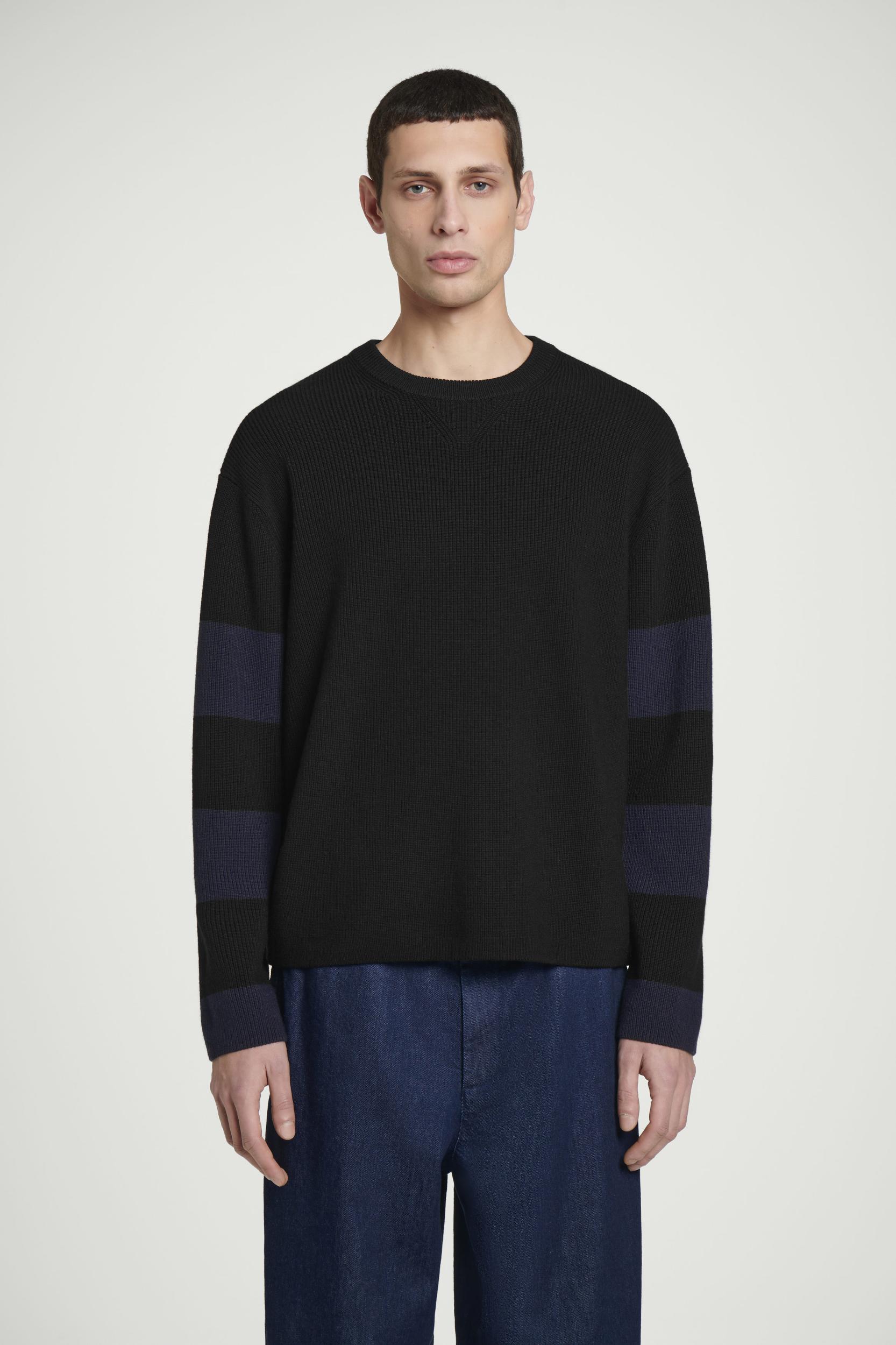 STRIPED MERINO WOOL SWEATER Product Image