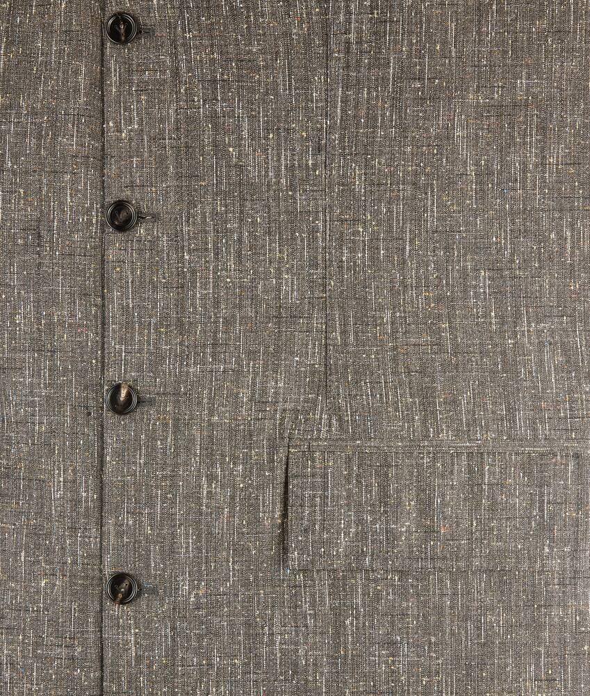 Men's Fleck Viscose Waistcoat in Brown melange/multicolor Product Image