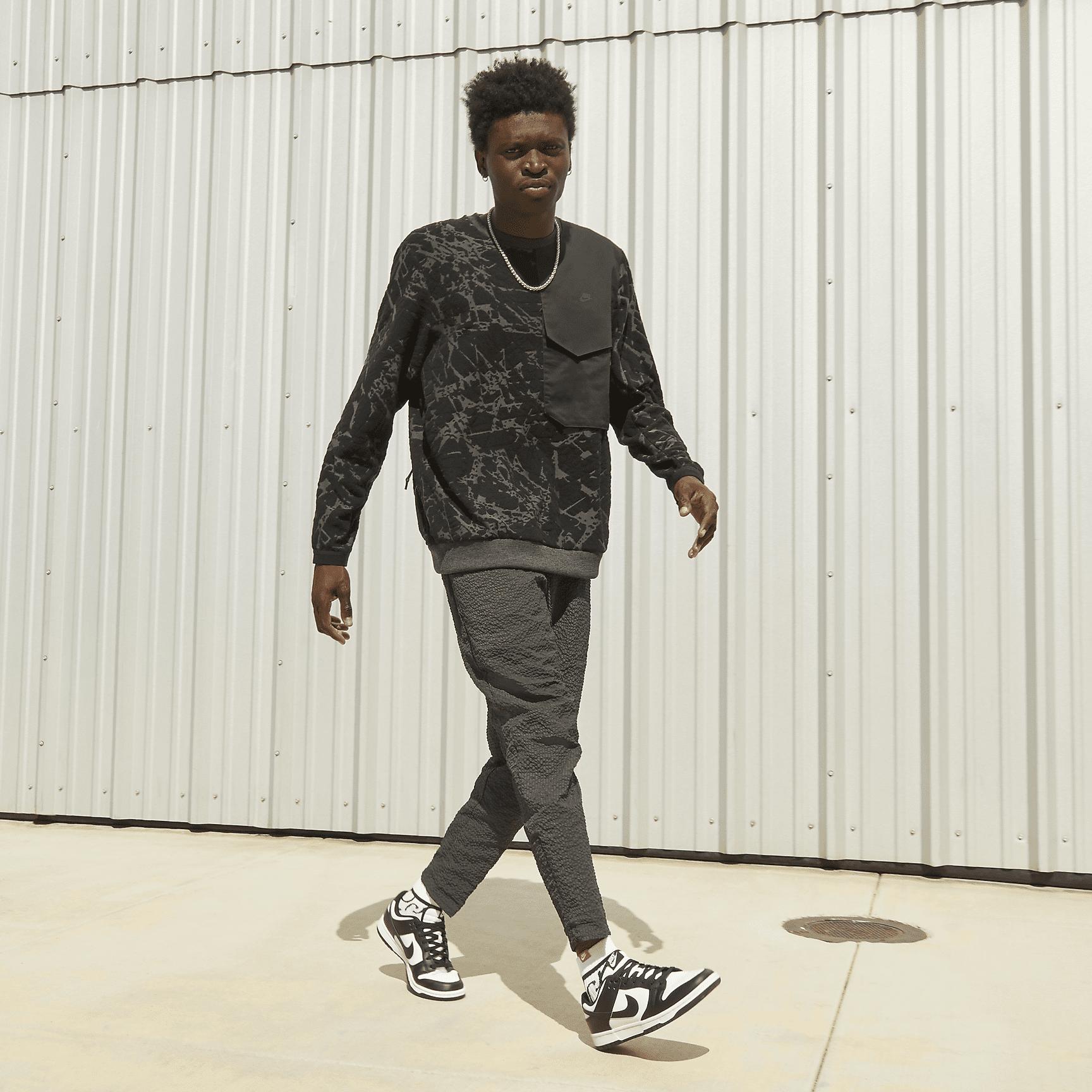 Nike Mens Nike Dunk Low Retro - Mens Shoes White/Black/White Product Image