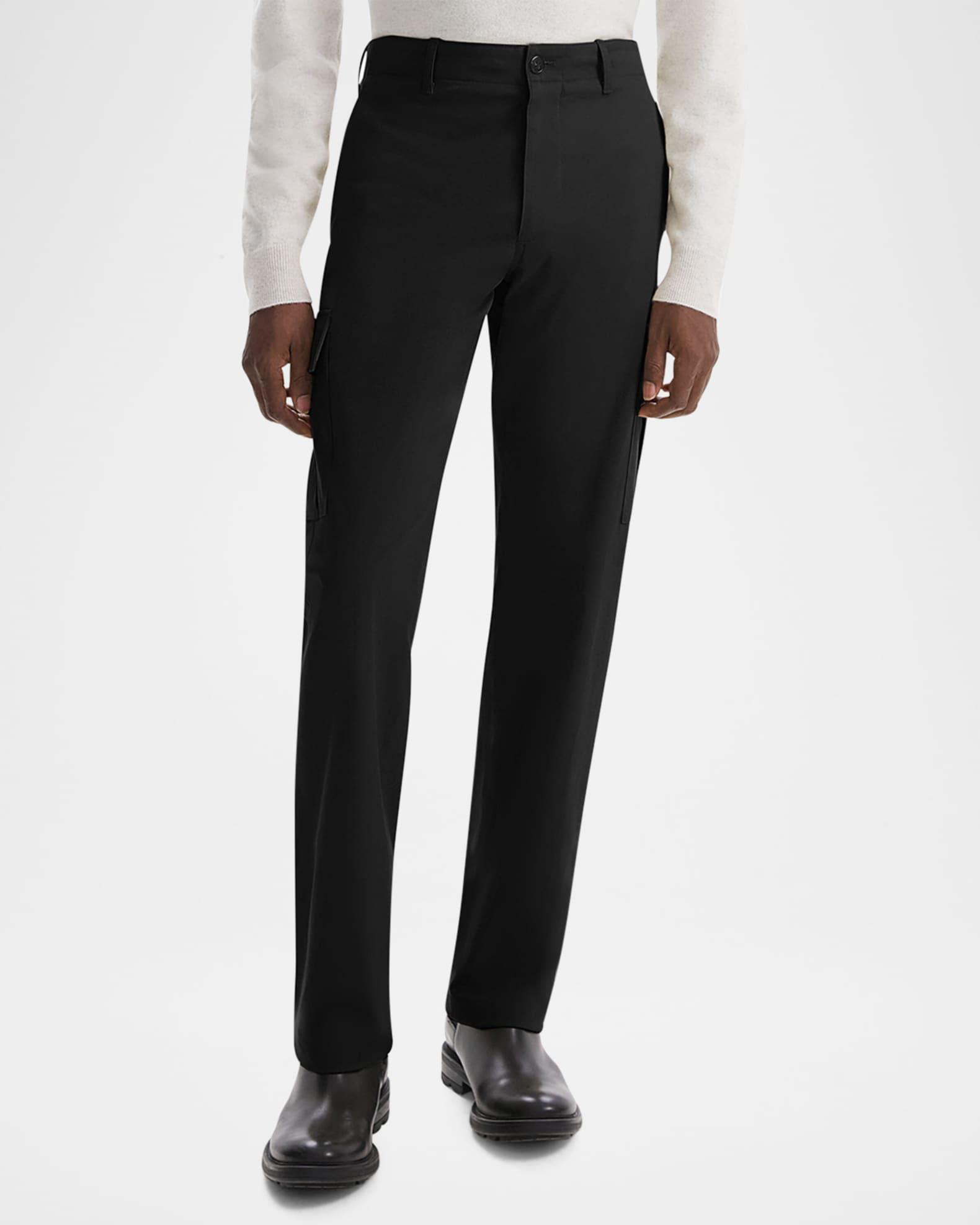 Mens Stretch-Cotton Cargo Trousers Product Image