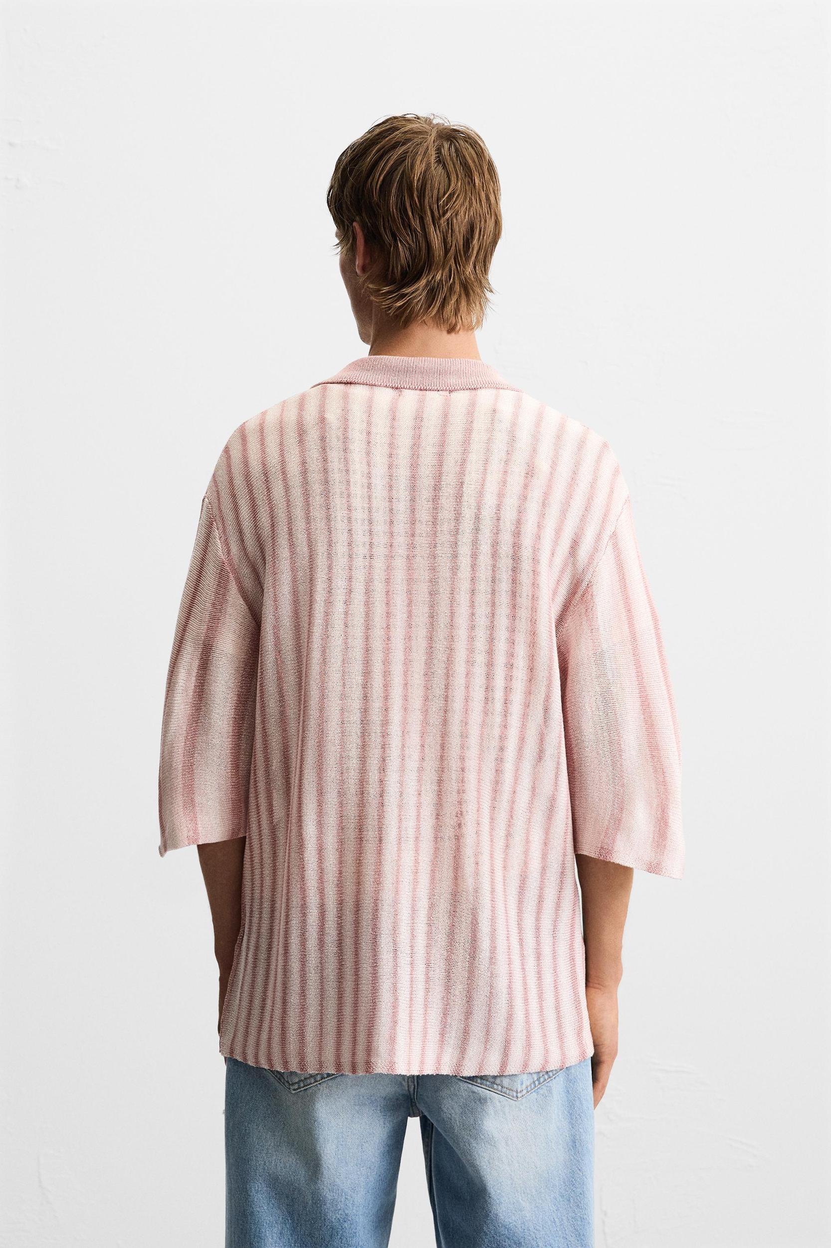 JACQUARD KNIT SHIRT Product Image