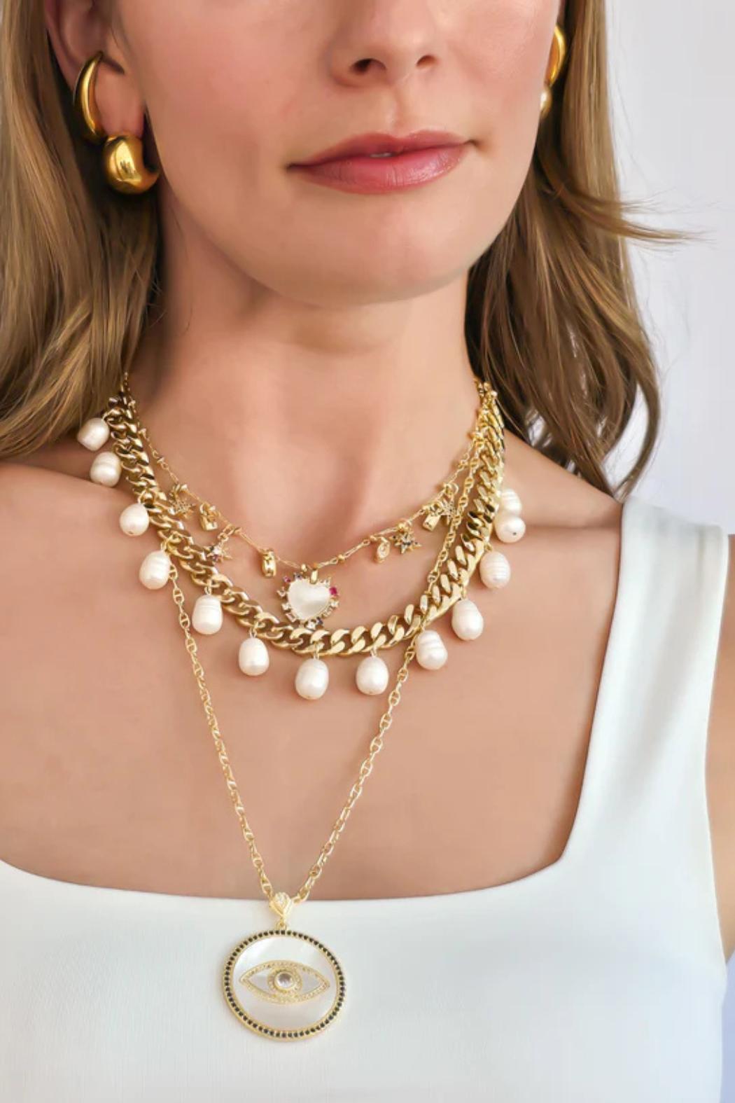 Heart Charm Necklace Product Image