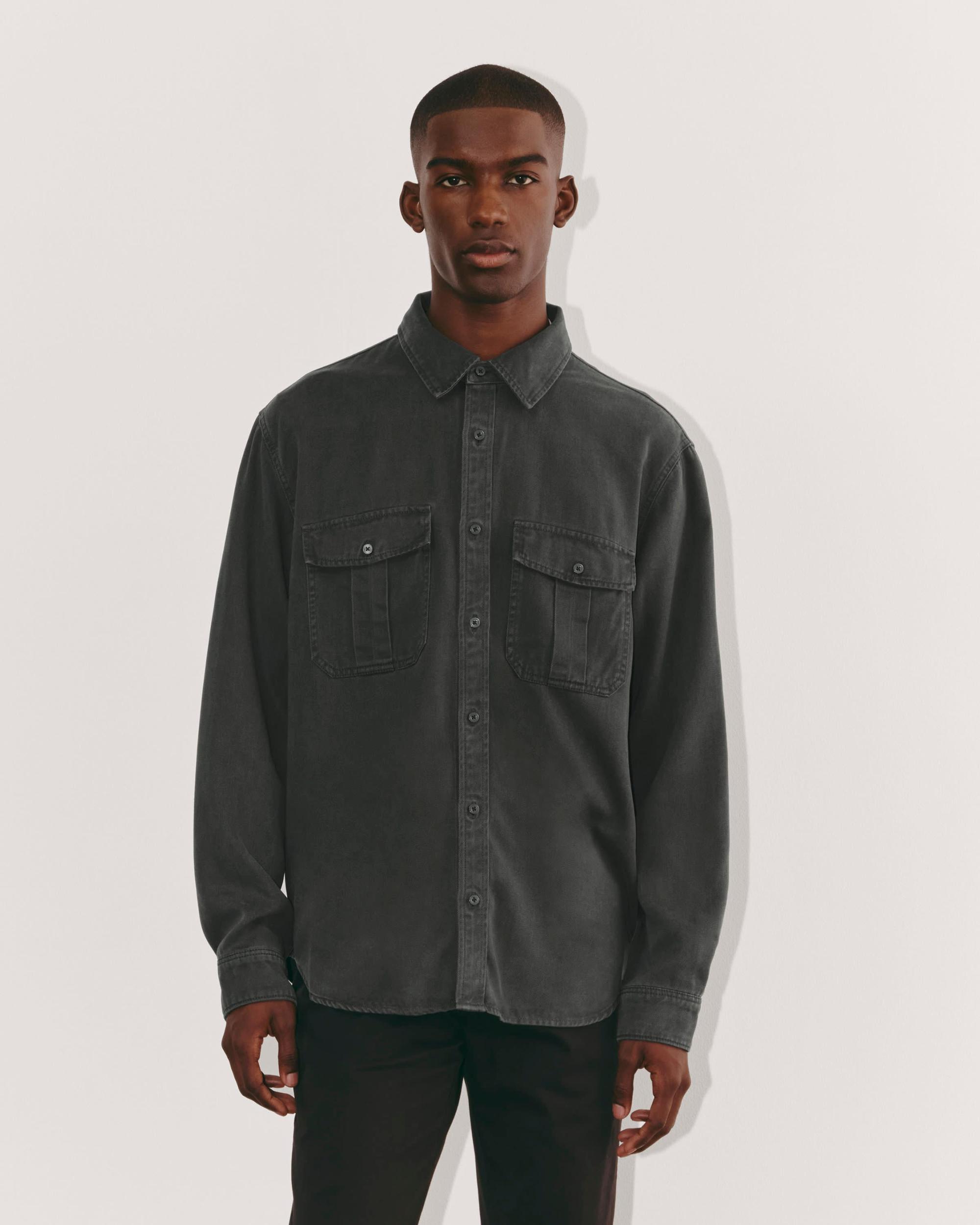 Mens Utility Shirt Jacket in Buttersoft by Everlane Product Image