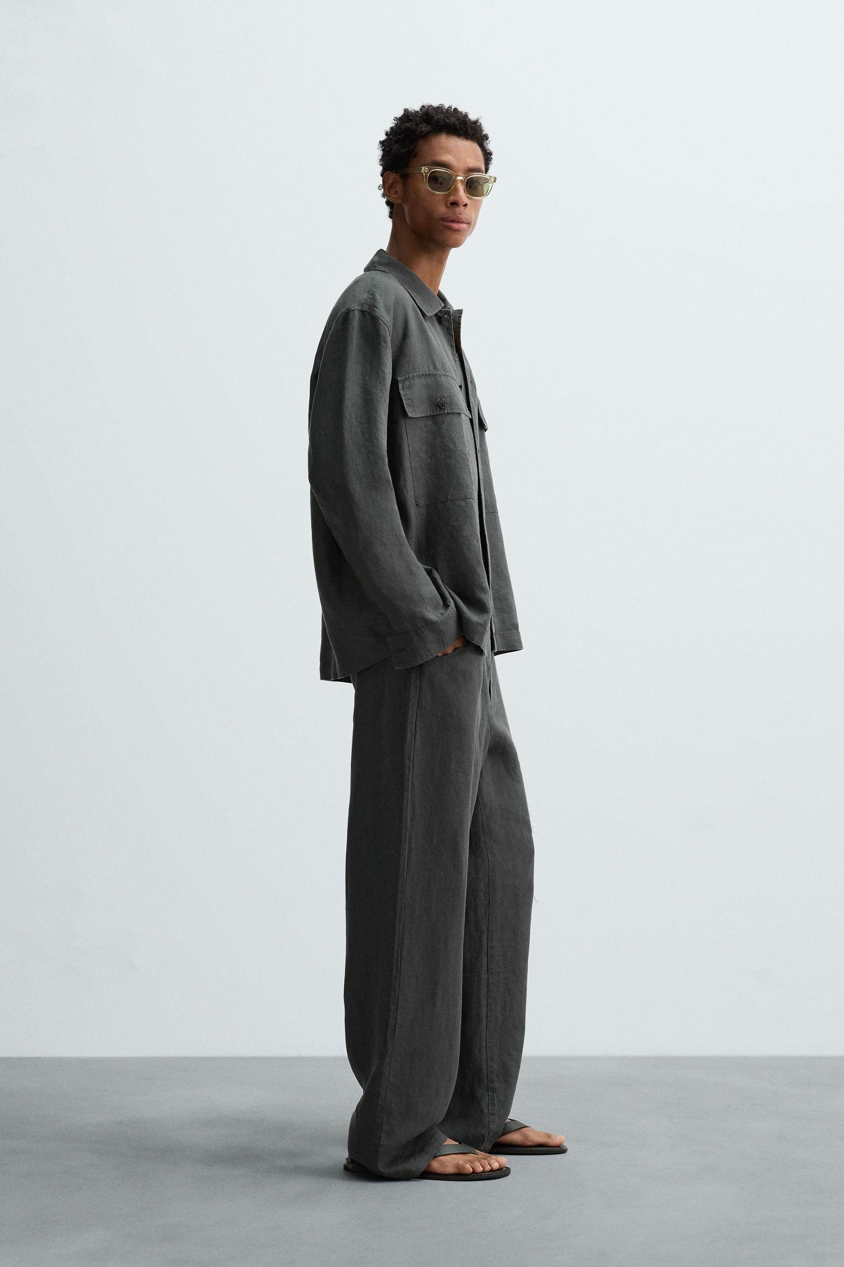 RELAXED FIT 100% HEMP OVERSHIRT Product Image