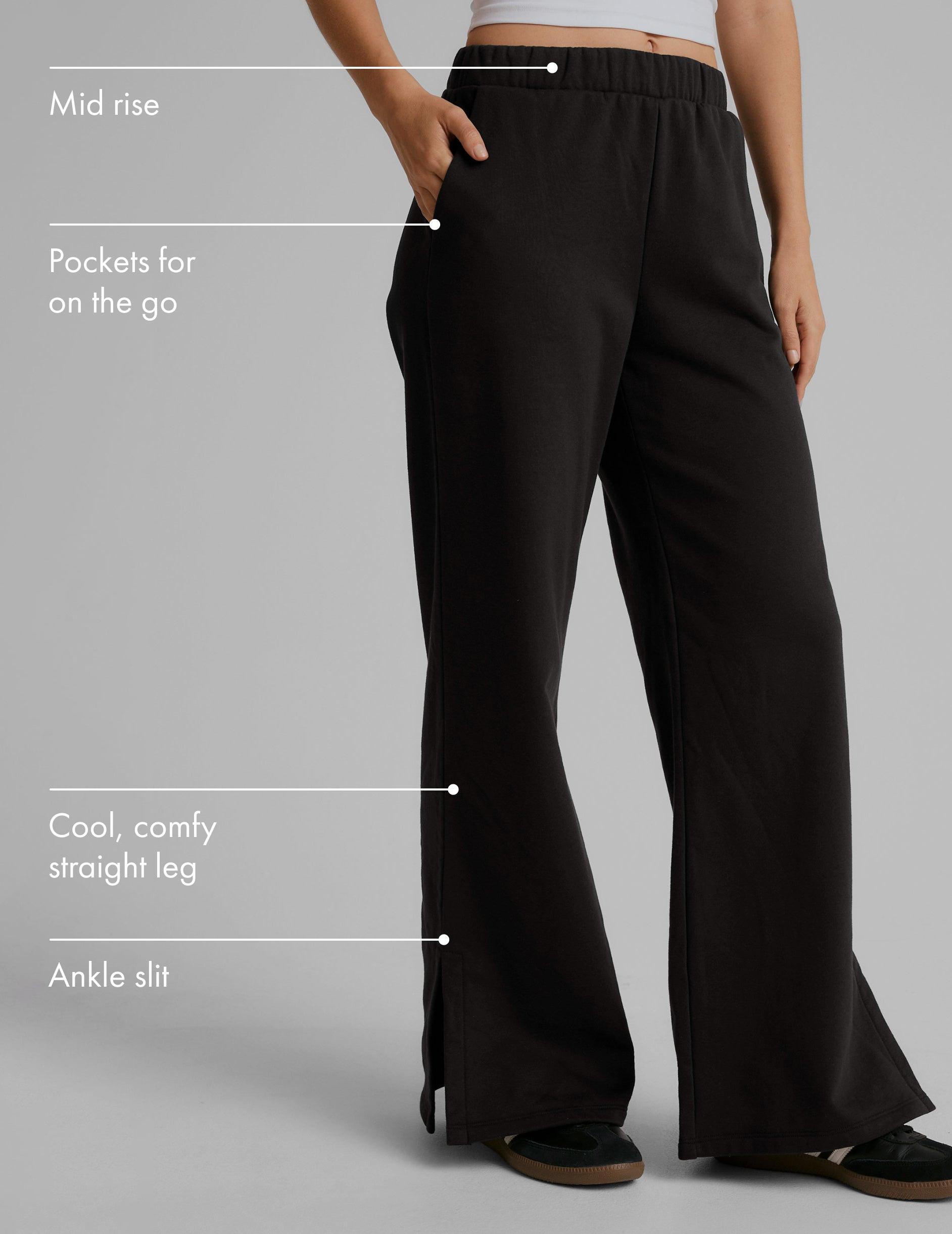 LuxeFleece Wide Leg Pant Product Image