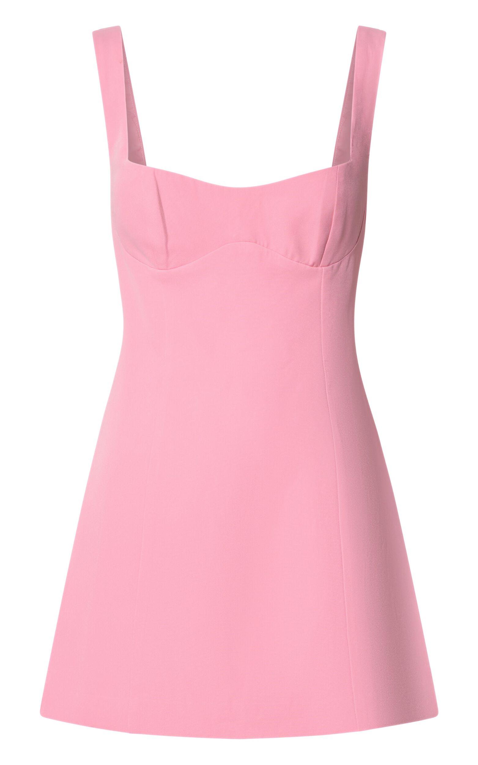 Aretha Mini Dress - Corset Panel Dress in Pink Product Image