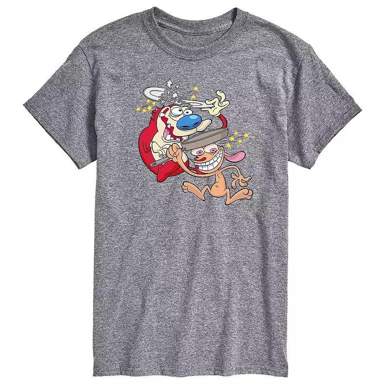 Big & Tall Ren & Stimpy Head Smash Graphic Tee, Men's,  Product Image