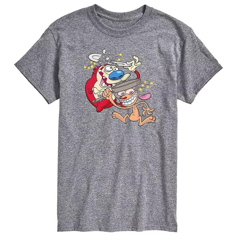 Big & Tall Ren & Stimpy Head Smash Graphic Tee, Men's,  Product Image