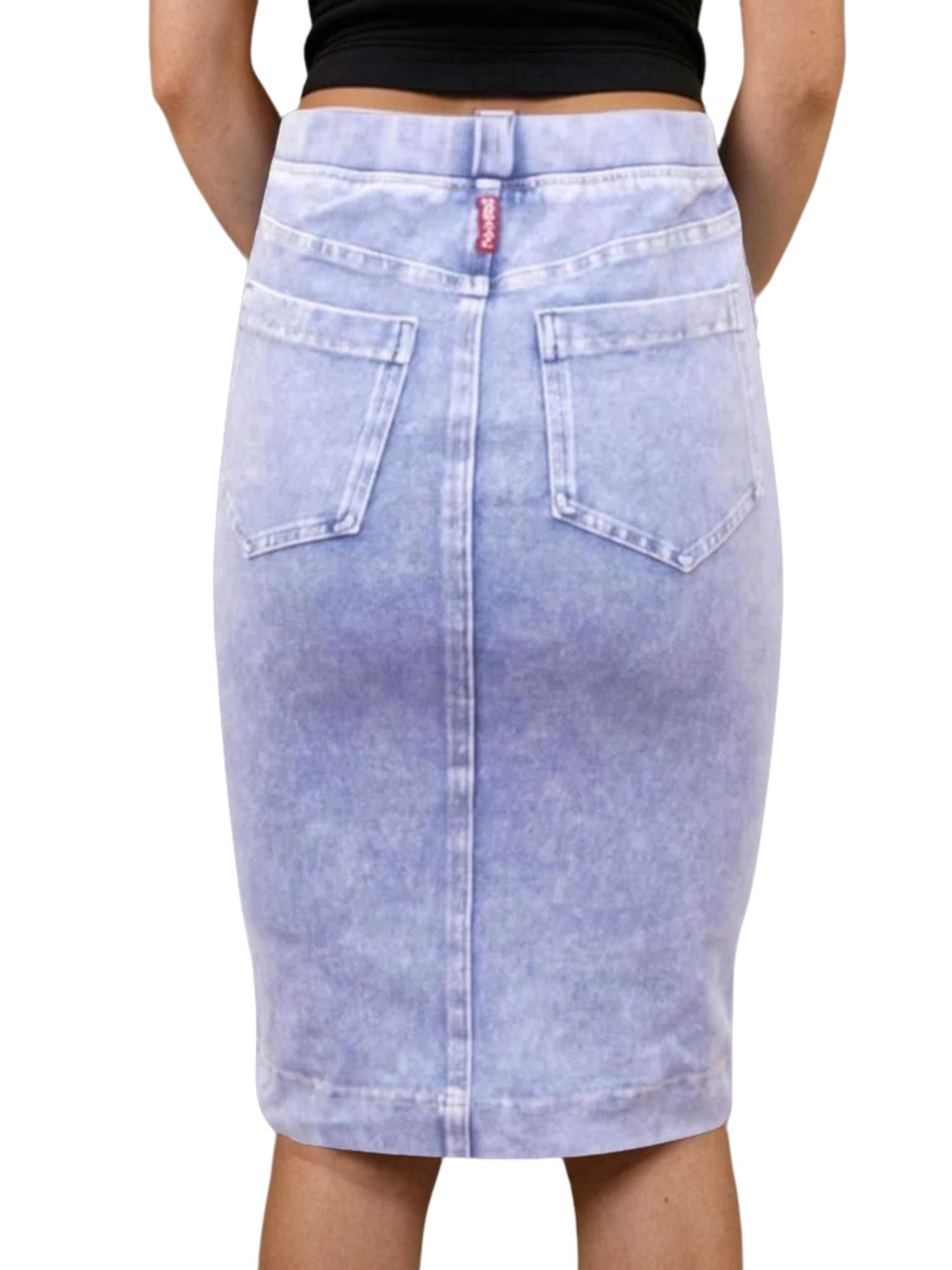 Hard Tail Denim Pencil Skirt WJ-124 Product Image