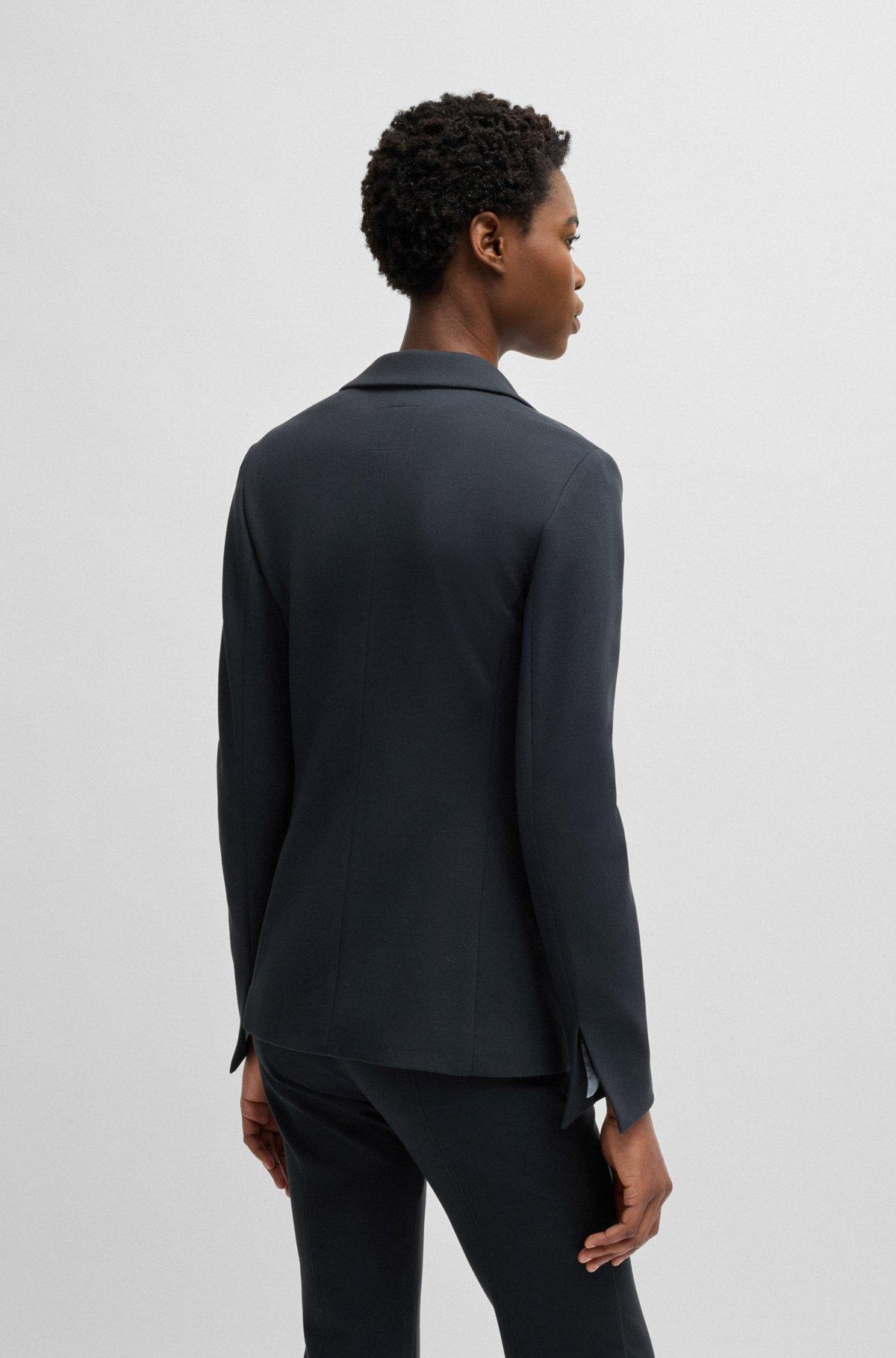 Fitted blazer in stretch jersey Product Image