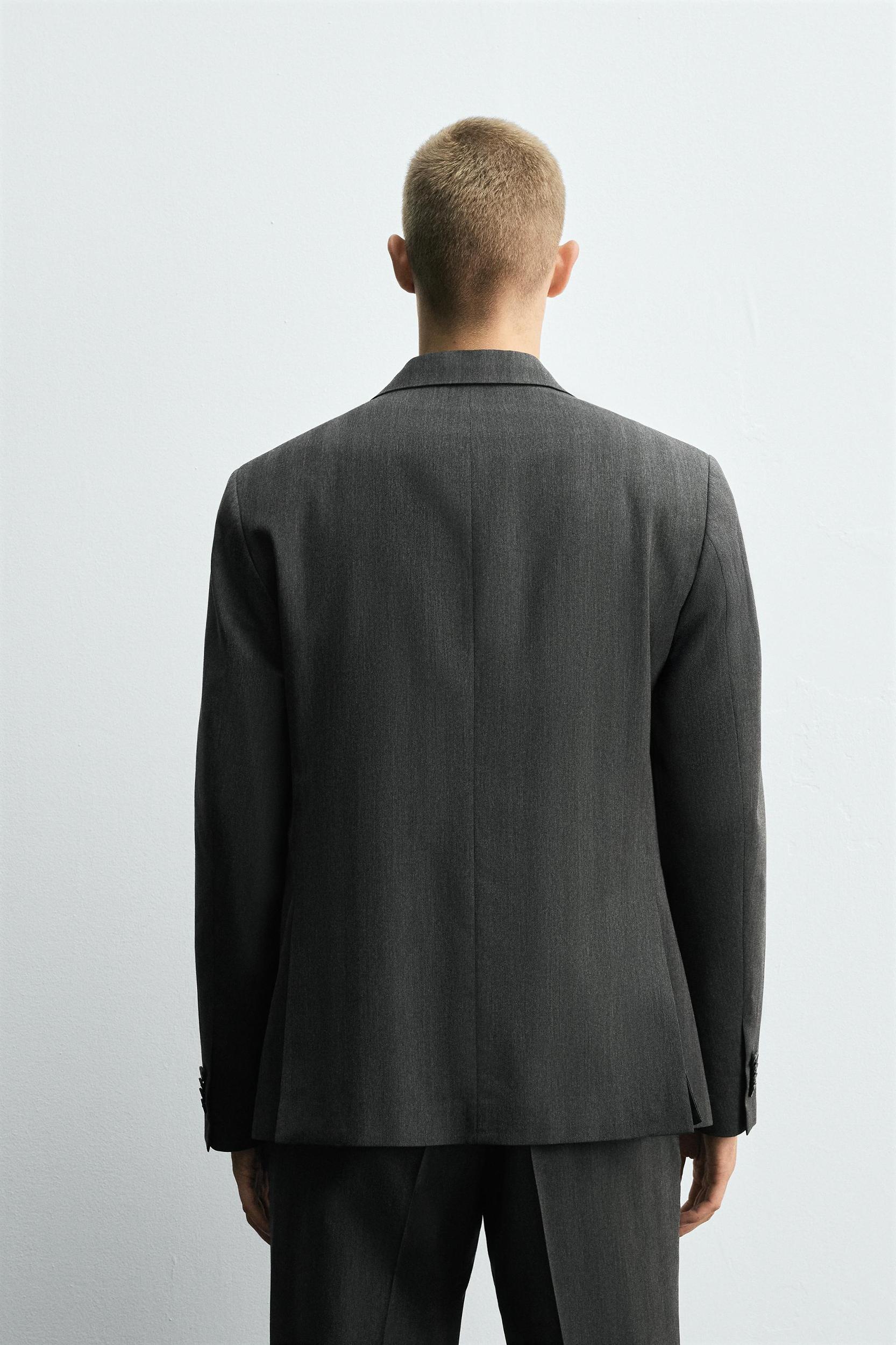 HERRINGBONE SUIT BLAZER Product Image