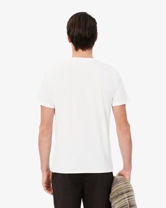 Lightweight Cotton Pima V Neck T-shirt Product Image