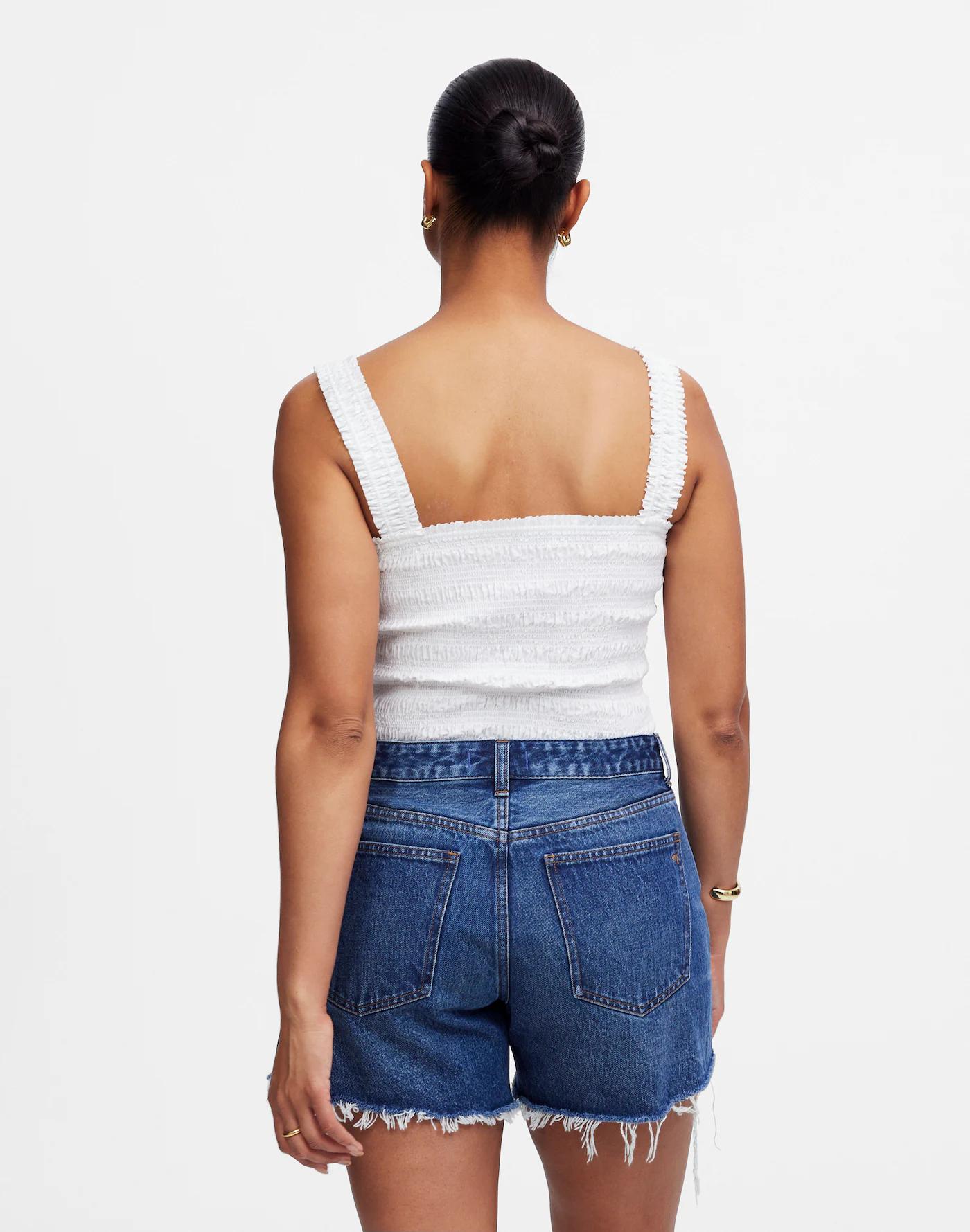 The Curvy Brynn Long Short in Polacheck Wash Product Image