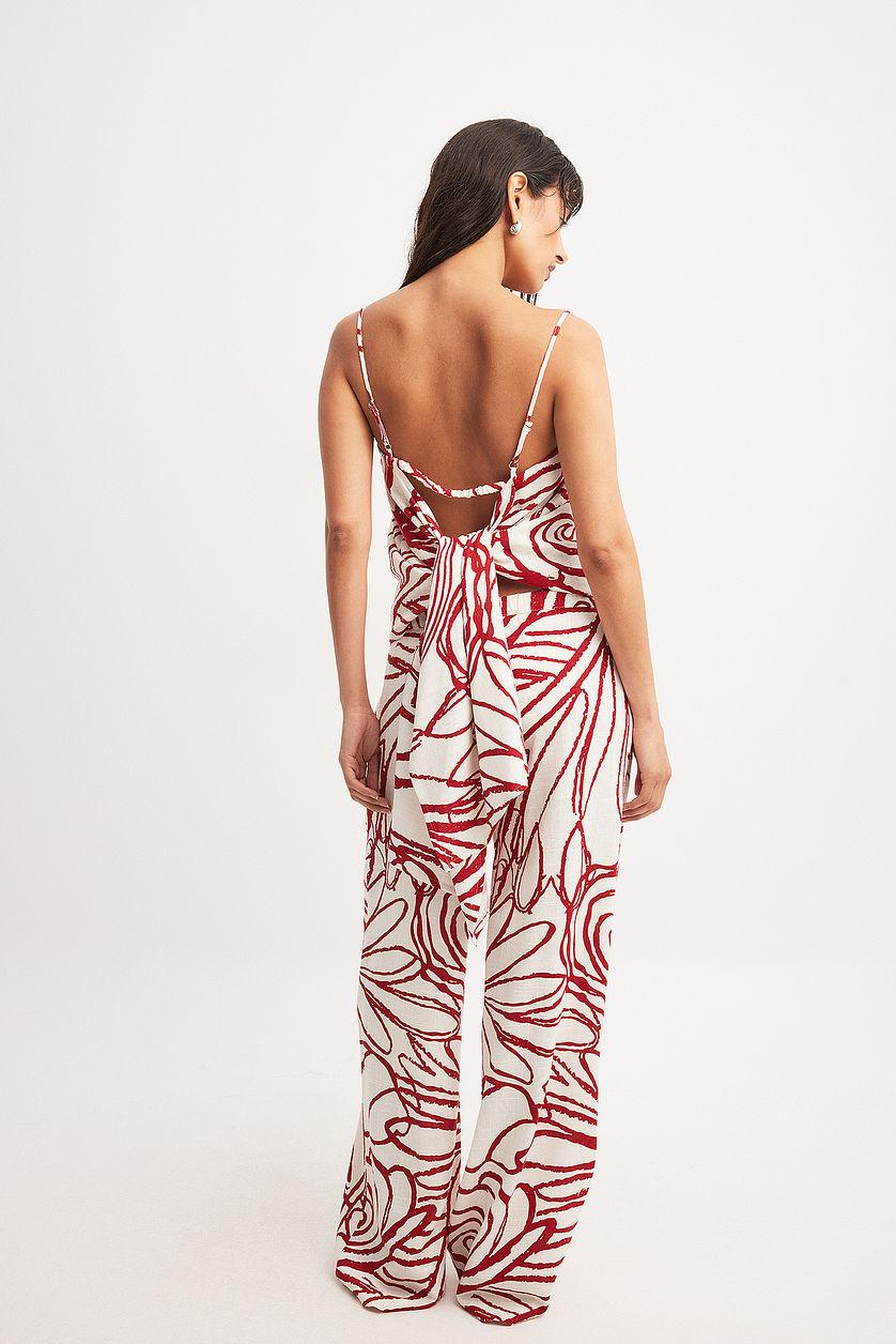 Linen Blend Pants Product Image