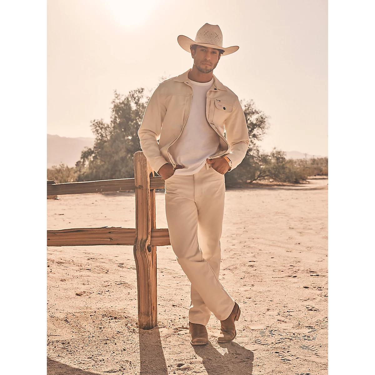 Men's Blue Bell Raw Denim Jean in Ecru Product Image