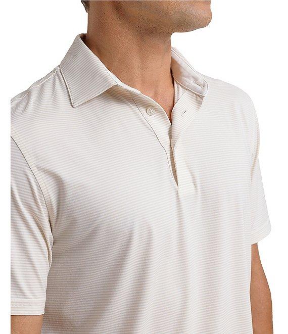 Southern Tide Performance Stretch Brrr°-eeze Meadowbrook Stripe Short Sleeve Polo Shirt Product Image