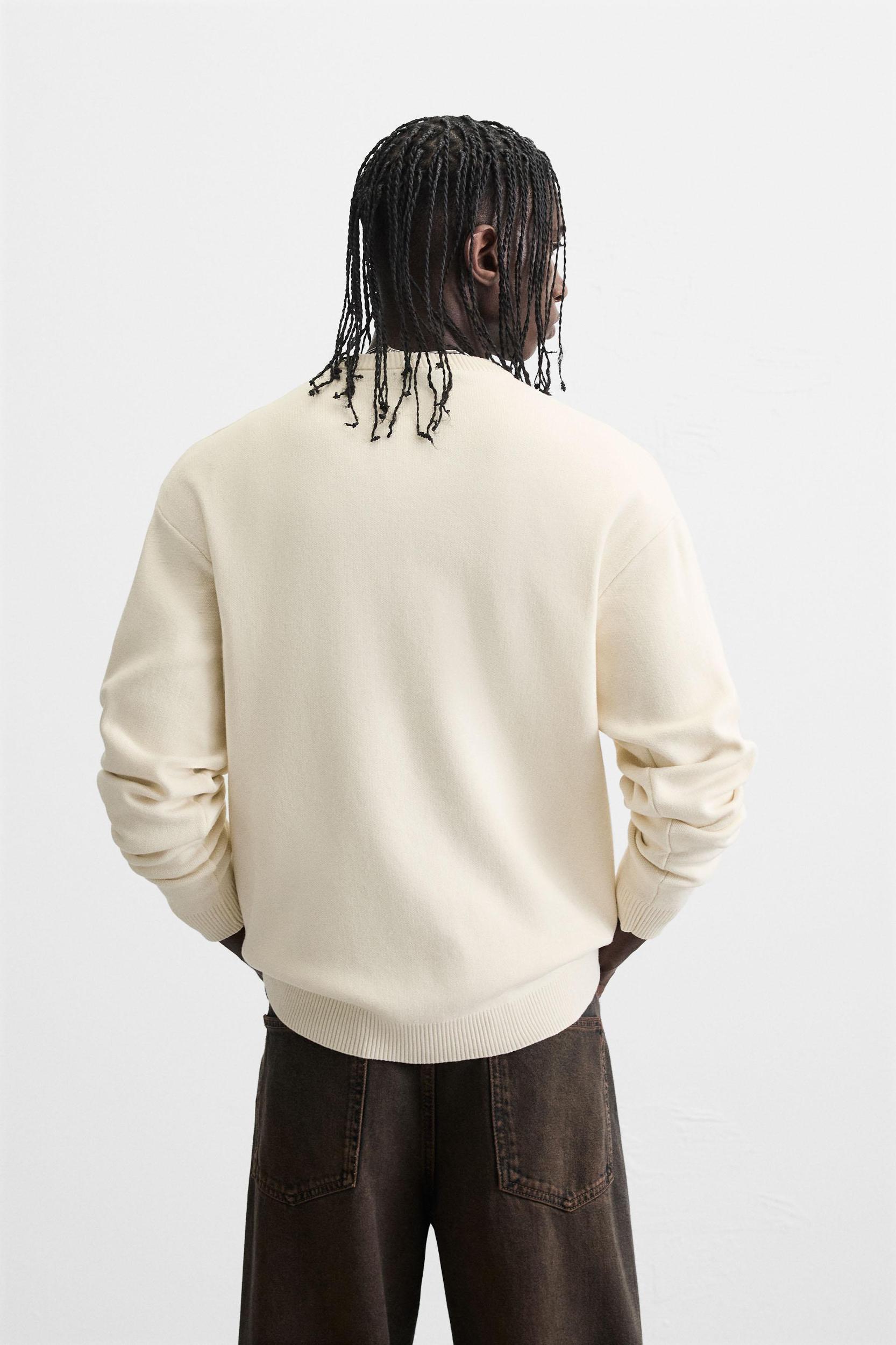 SOFT TEXTURED KNIT SWEATER Product Image