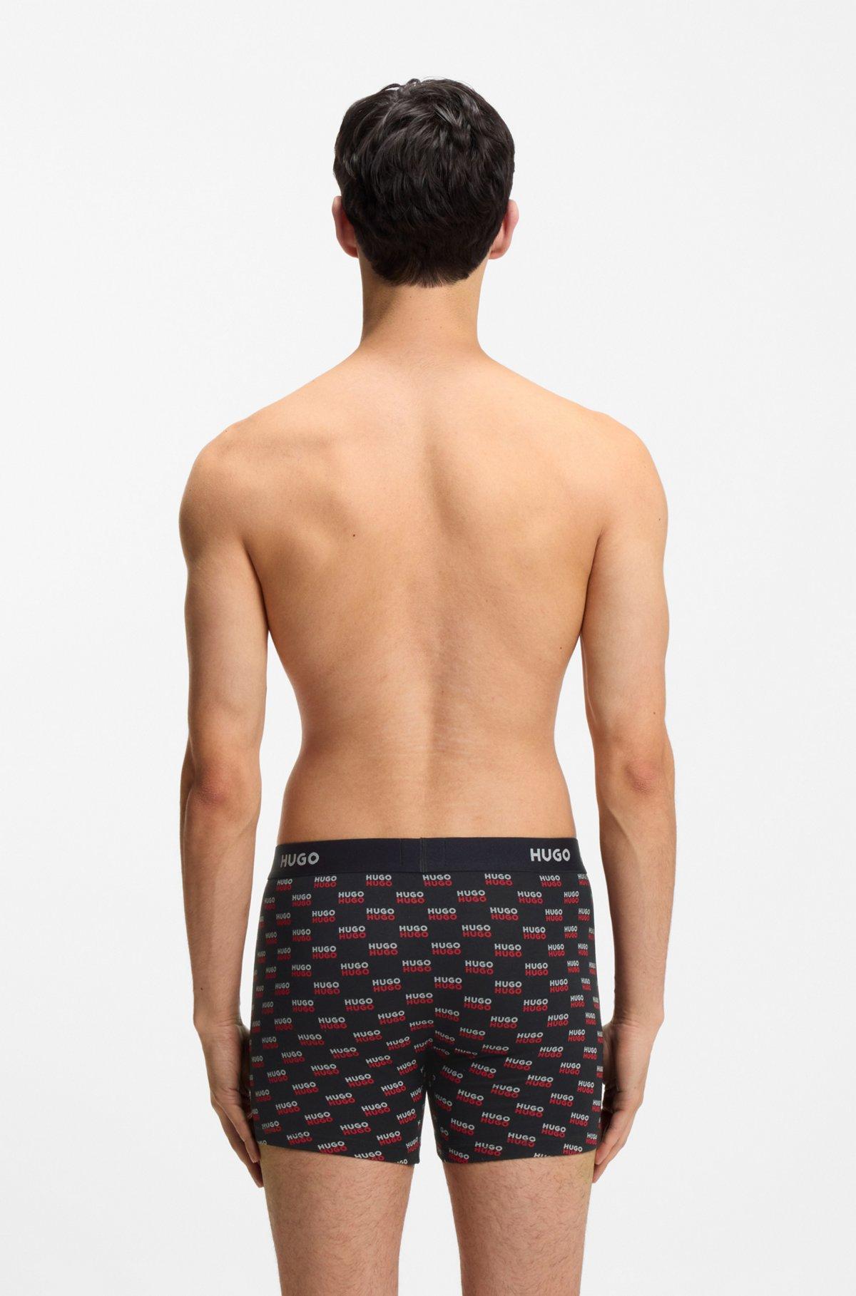 Three-pack of boxer briefs in stretch cotton Product Image