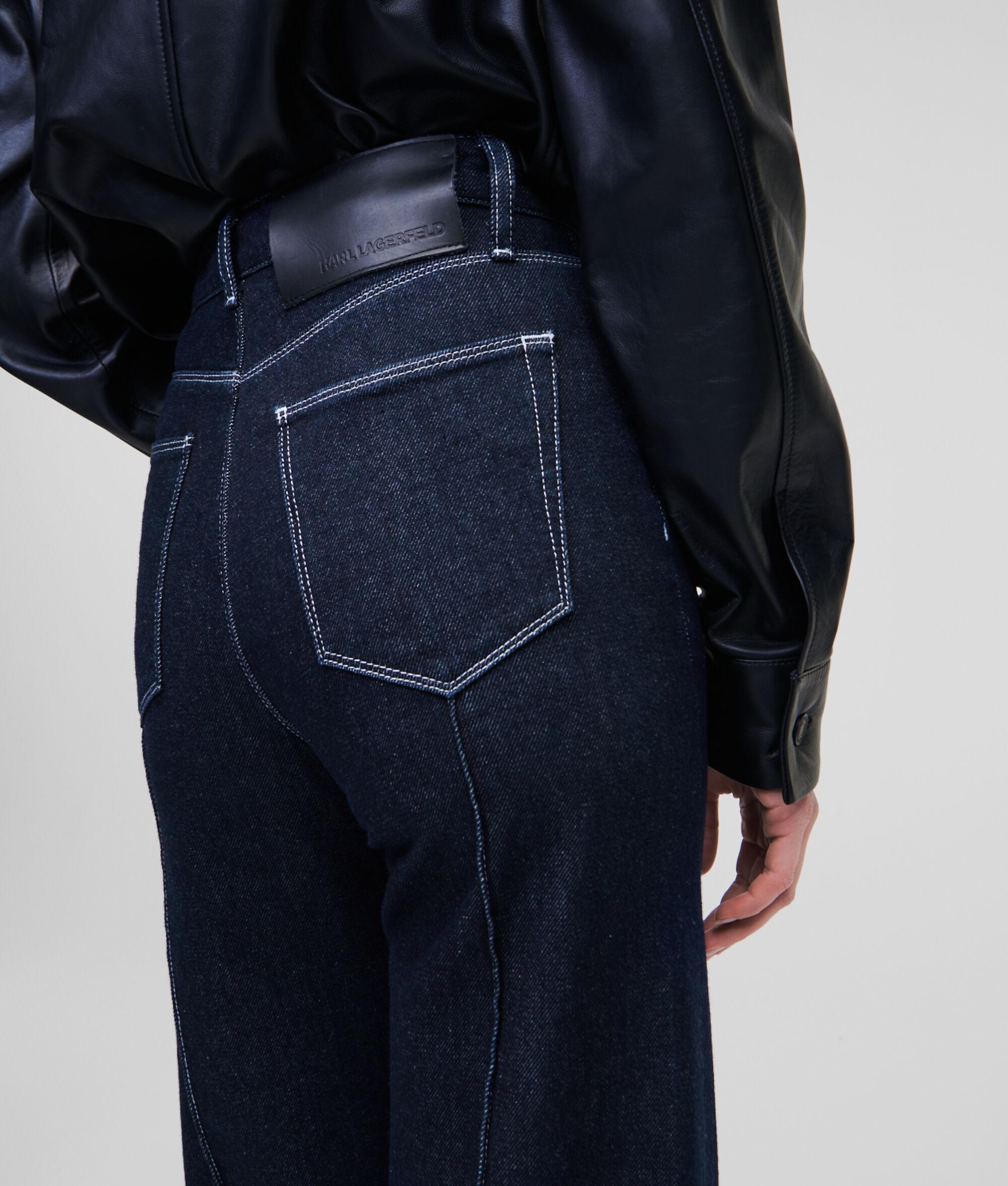 PIN-TUCK WIDE-LEG JEANS Product Image