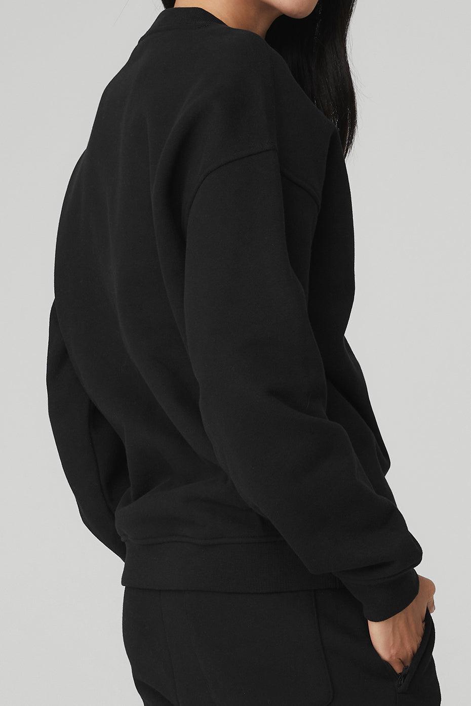 Renown Heavy Weight Crew Neck Pullover - Black Female Product Image