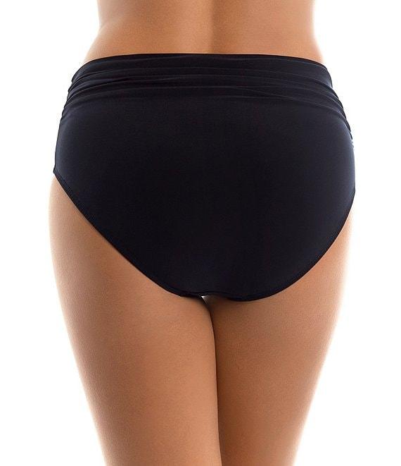 Magicsuit Solid Jersey Brief Shirred Swim Bottom Product Image