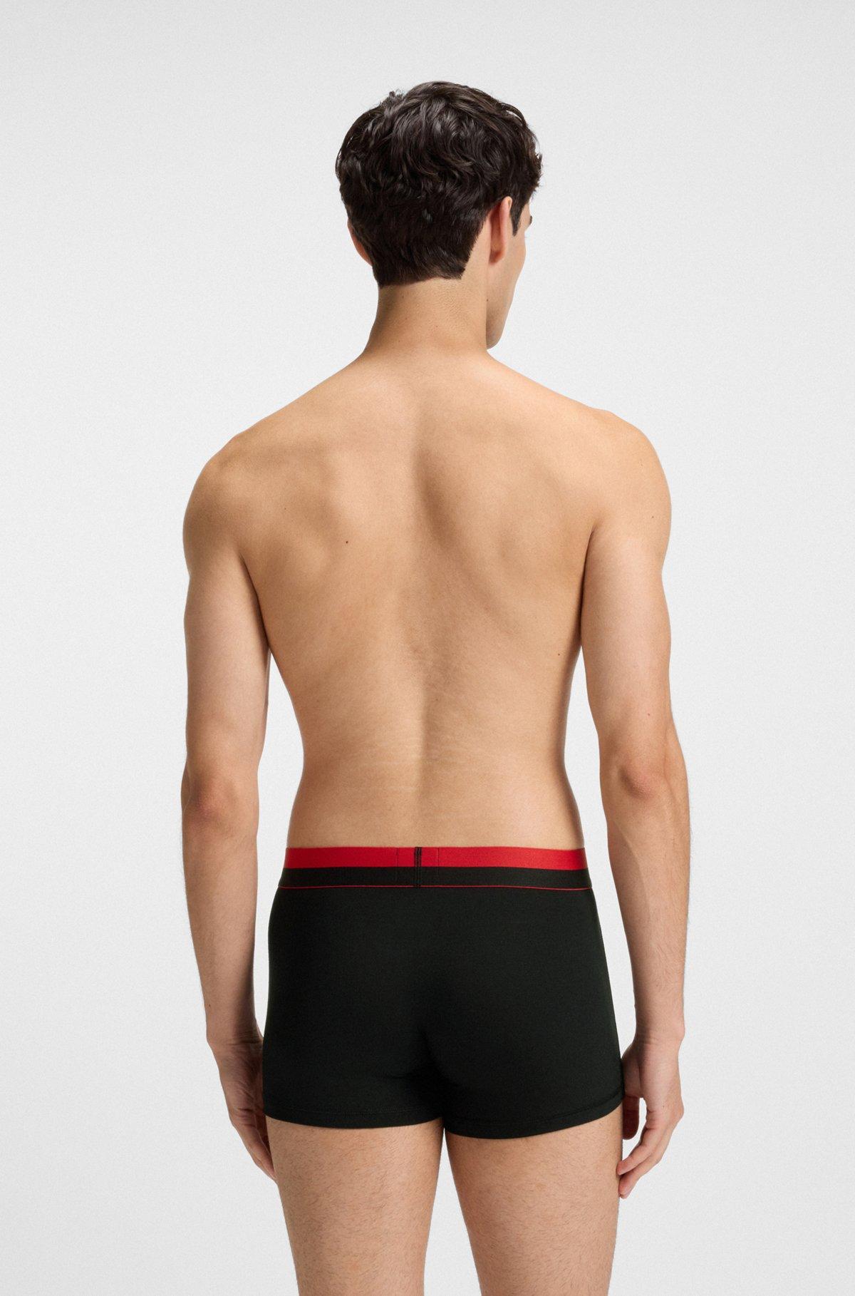Three-pack of trunks with logo waistbands Product Image