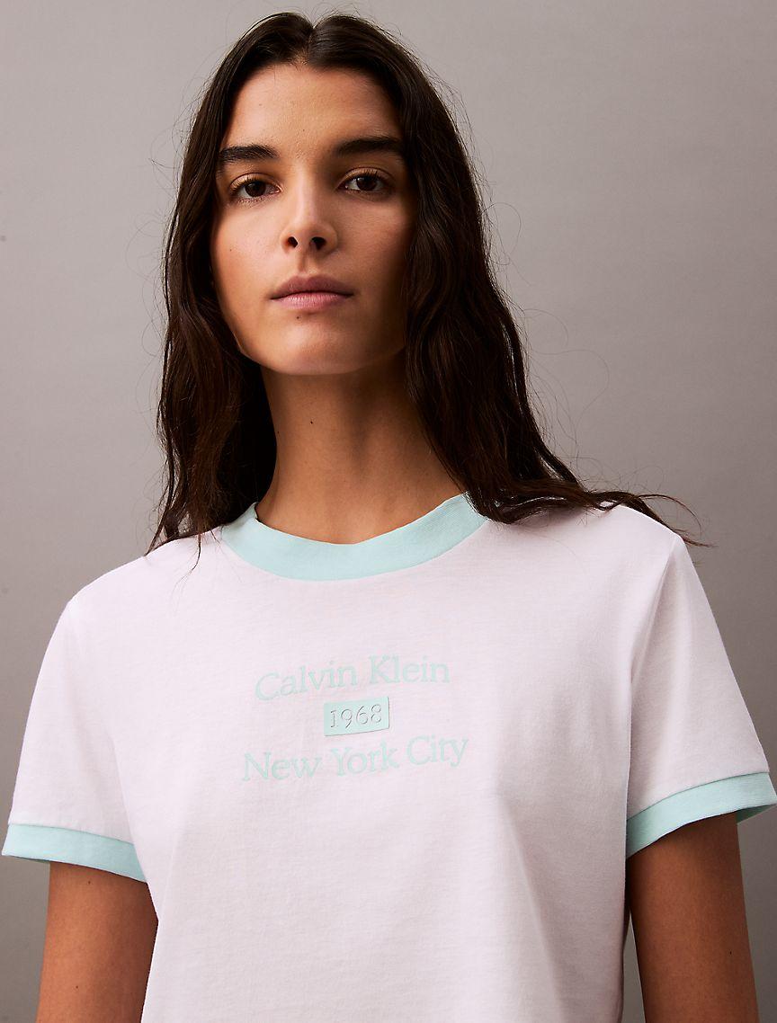 Logo Graphic Cropped Classic T-Shirt Product Image