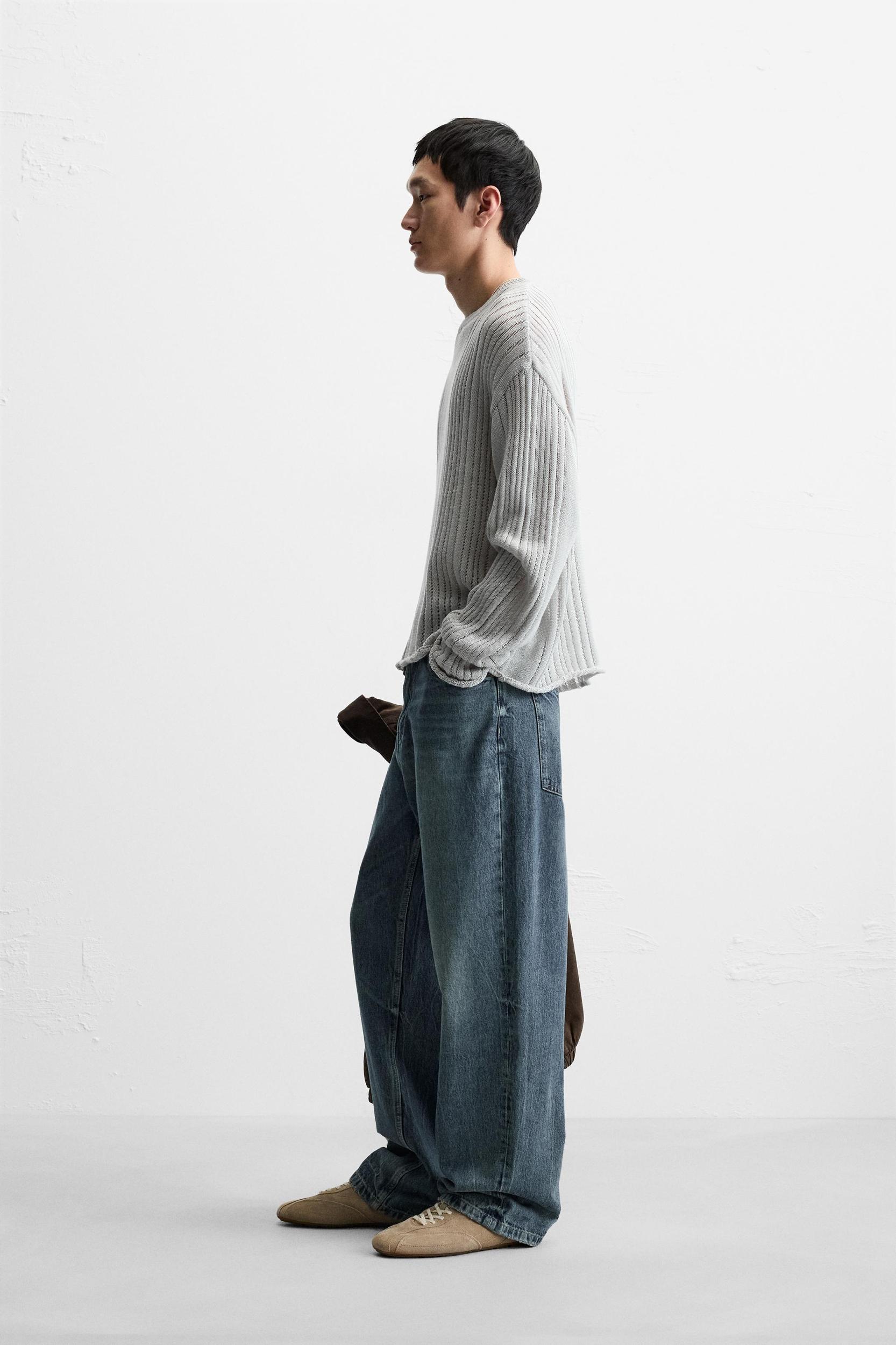 STRUCTURED OPENWORK SWEATER Product Image