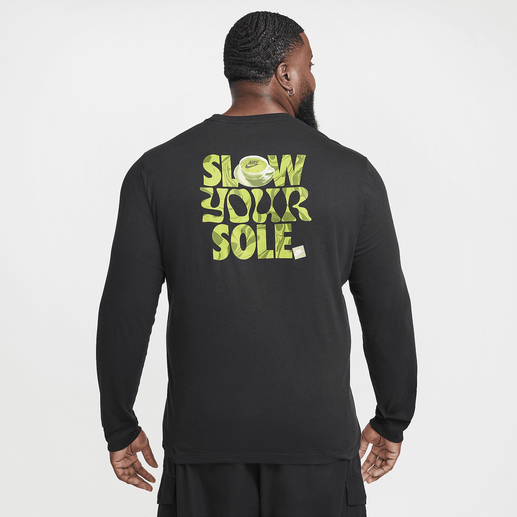 Nike Mens Nike Asbury Long Sleeve Crew Cuff - Mens Black Product Image