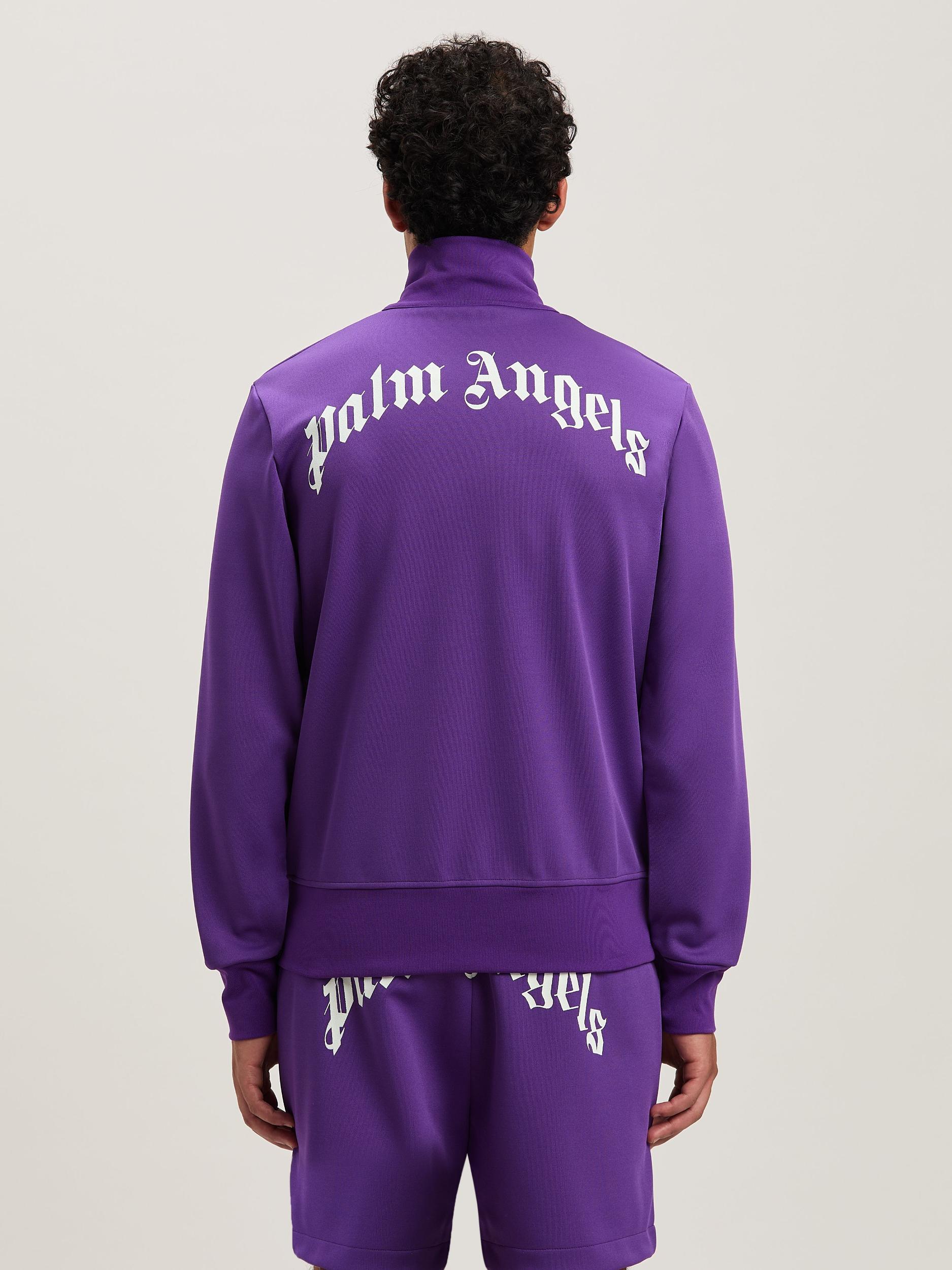 BACK CURVED LOGO TRACK JACKET PURPLE - O Product Image