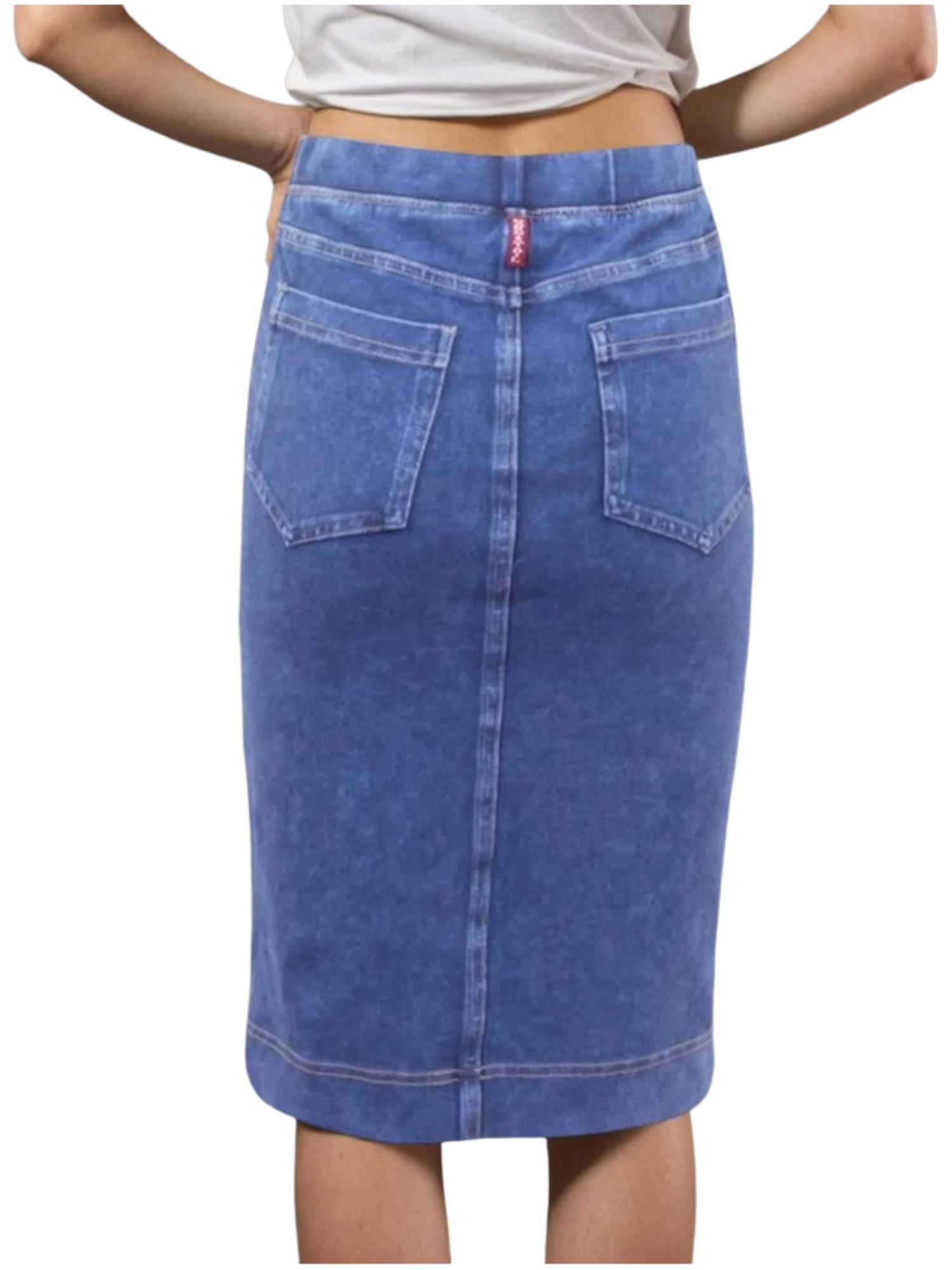 Hard Tail Denim Pencil Skirt WJ-124 Product Image