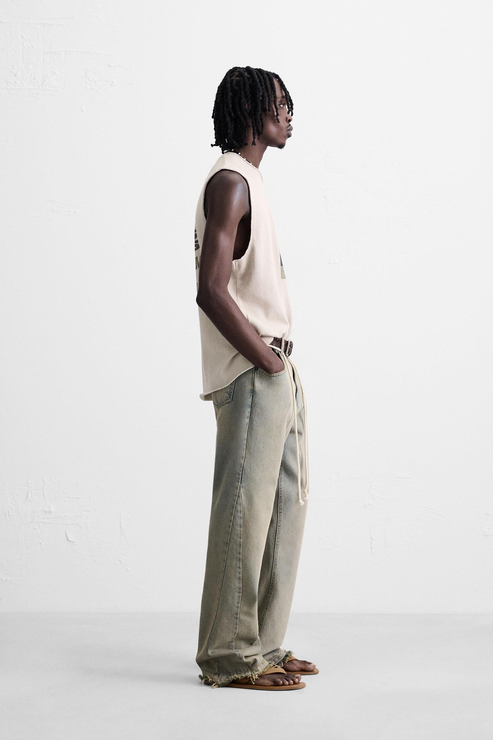 PRINTED KNIT TANK TOP Product Image