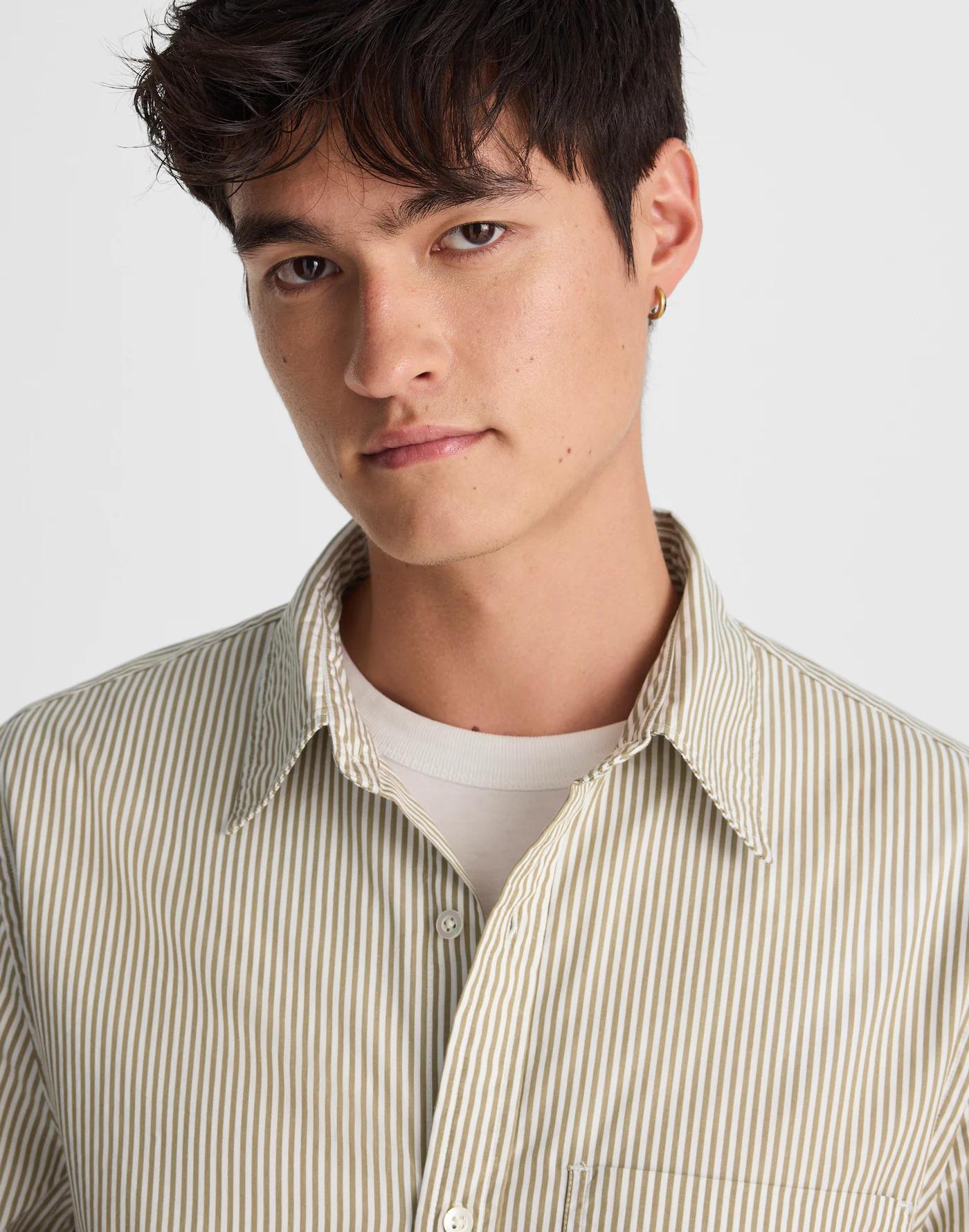 Cotton Poplin Button-Up Shirt Product Image