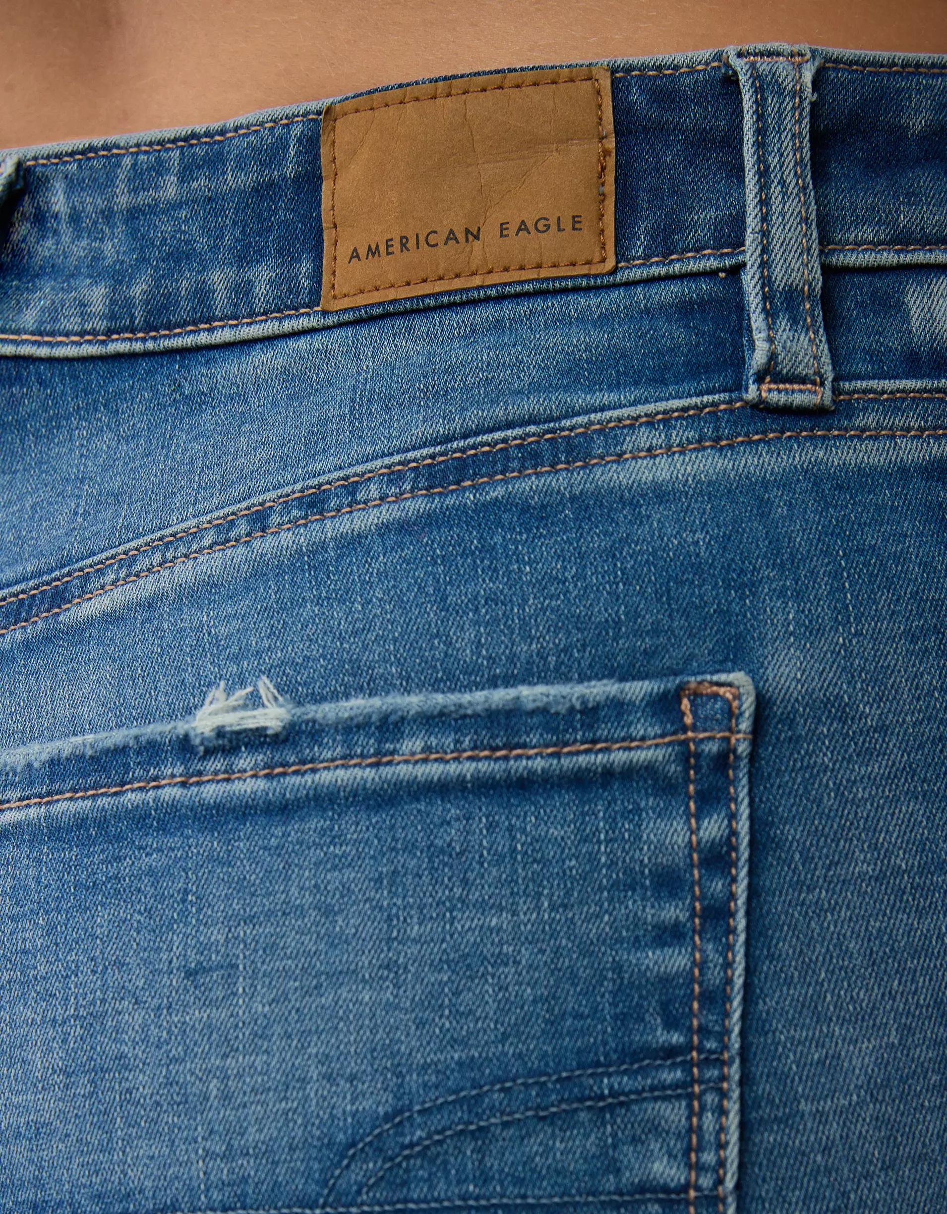 AE Next Level Super High-Waisted Ripped Jegging Product Image