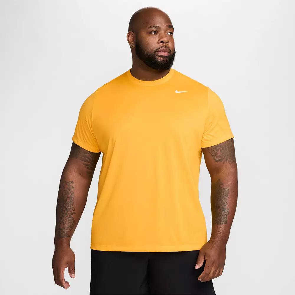 Men's Nike Dri-FIT Legend Fitness Tee, Size: Medium, Univeristy Gold White Product Image
