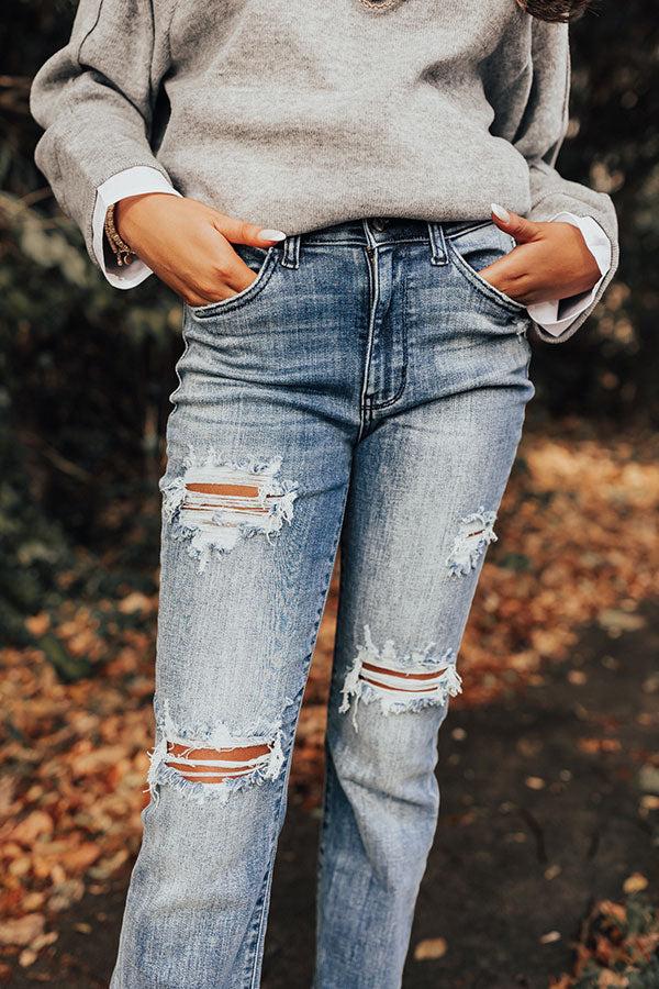 Judy Blue The Alexa Midrise Distressed Jean Product Image