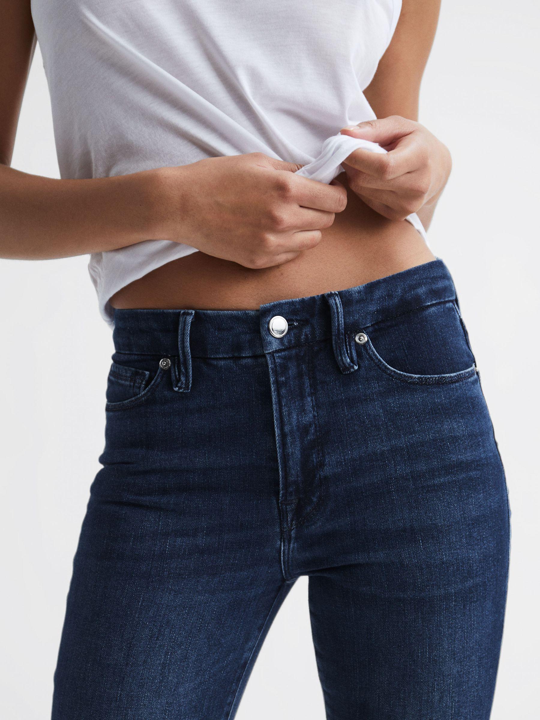 Good American High Waist Skinny Jeans in Indigo Product Image