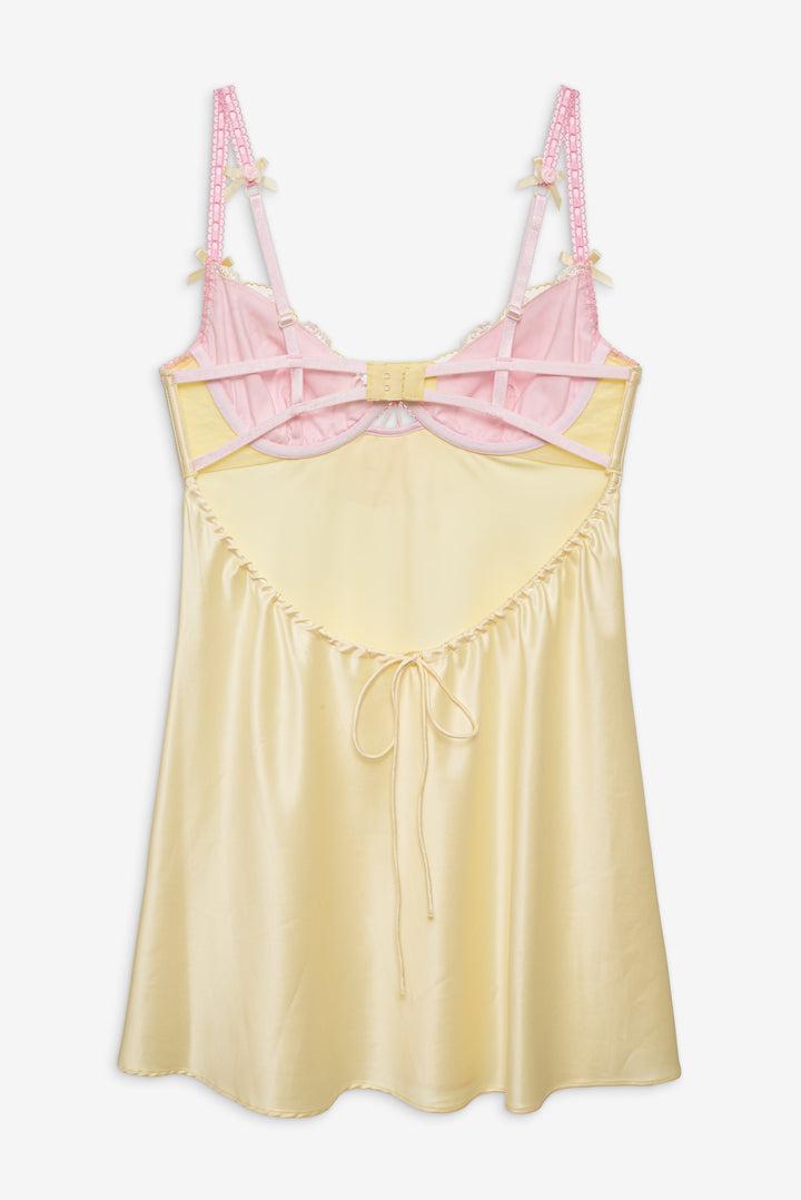 Sunny Bouquet Slip Dress — Multi Yellow Product Image